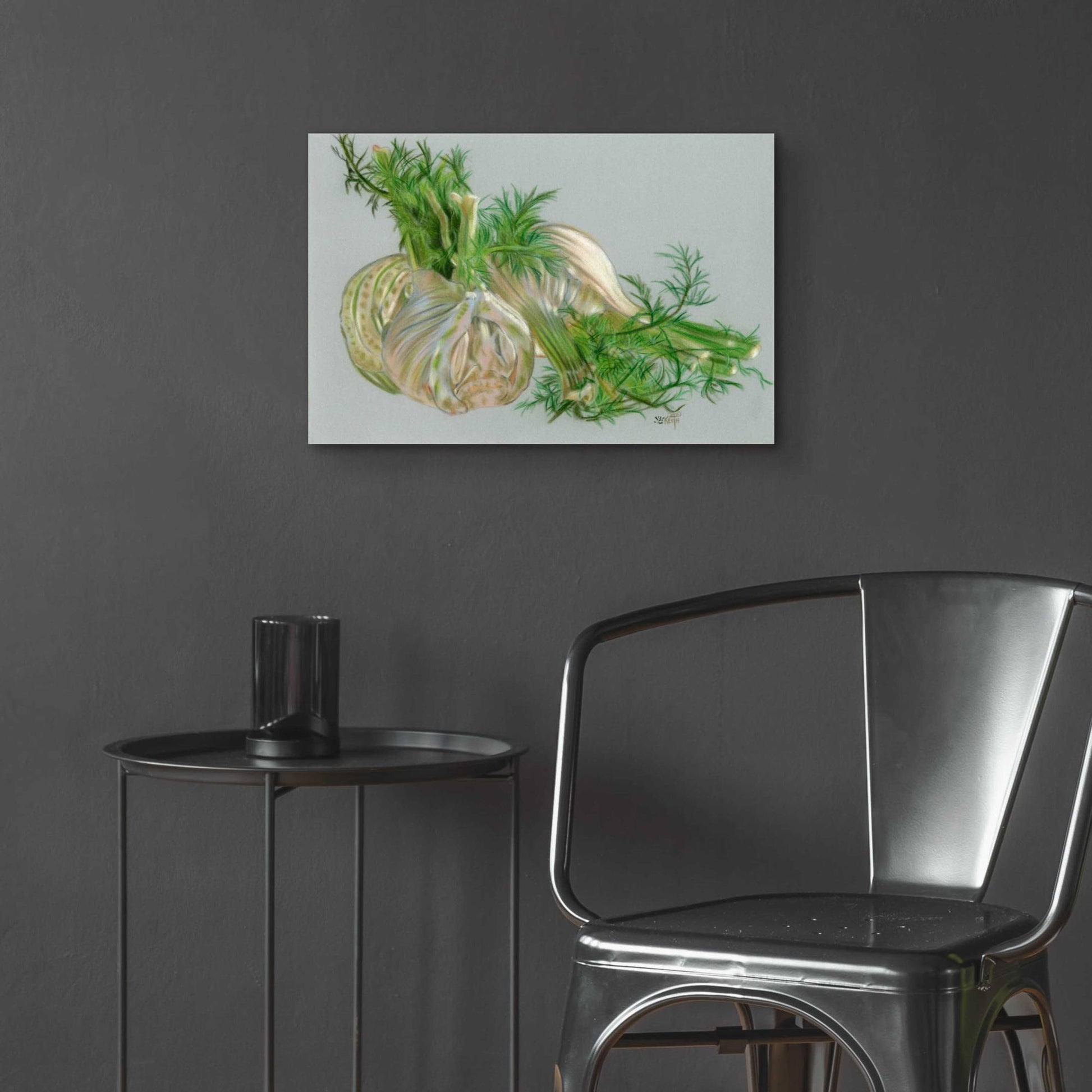 Epic Art 'Fennel' by Barbara Keith, Acrylic Glass Wall Art,24x16