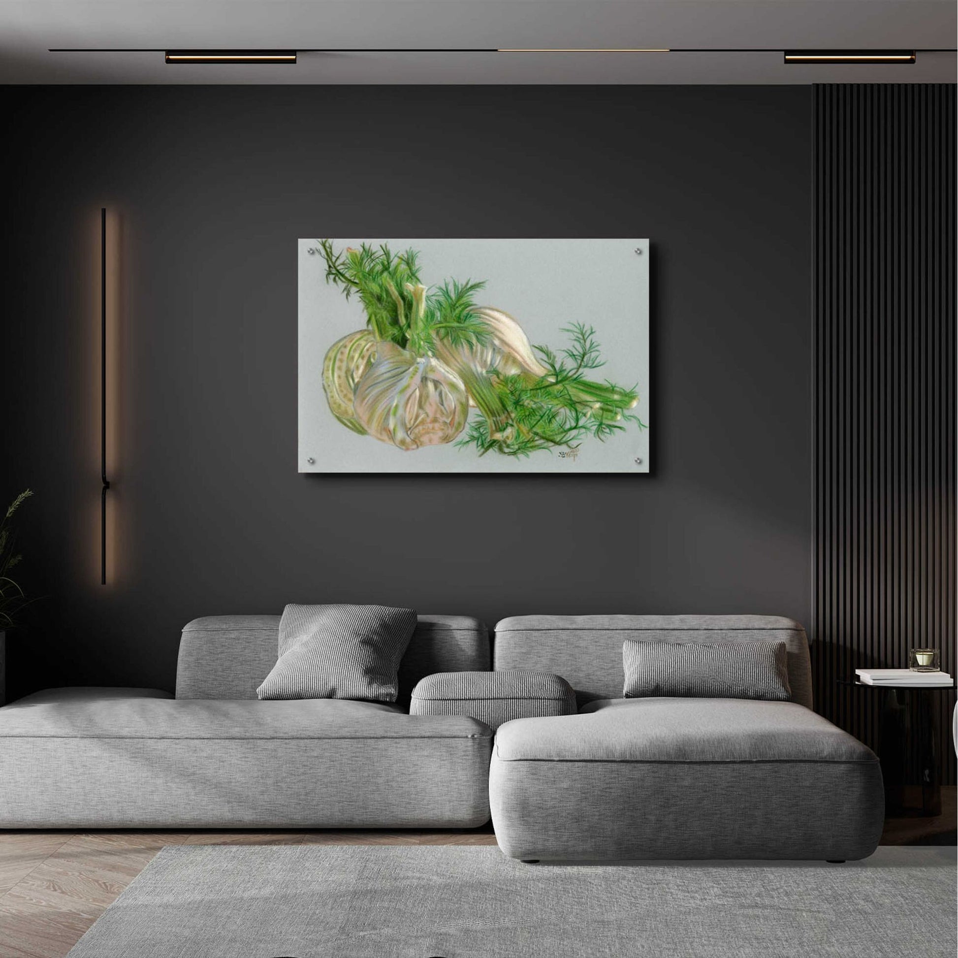 Epic Art 'Fennel' by Barbara Keith, Acrylic Glass Wall Art,36x24