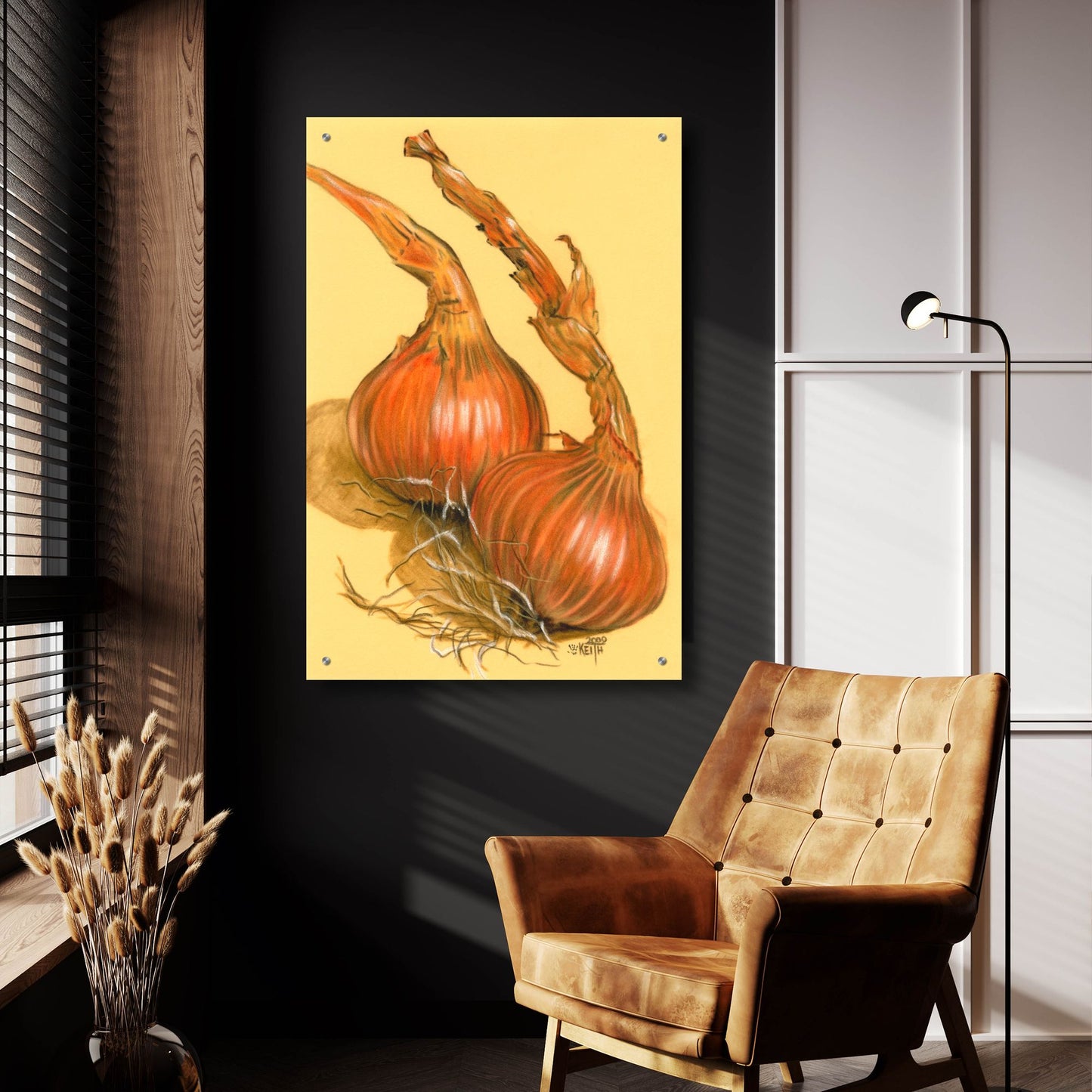 Epic Art 'Spanish Onions' by Barbara Keith, Acrylic Glass Wall Art,24x36