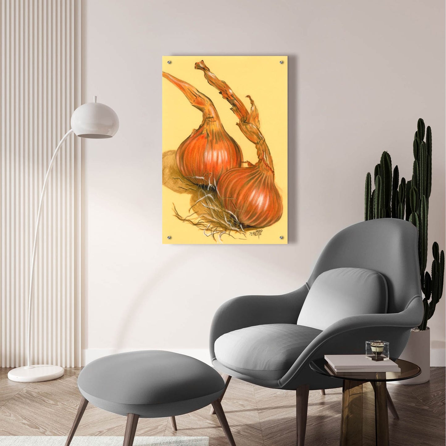 Epic Art 'Spanish Onions' by Barbara Keith, Acrylic Glass Wall Art,24x36