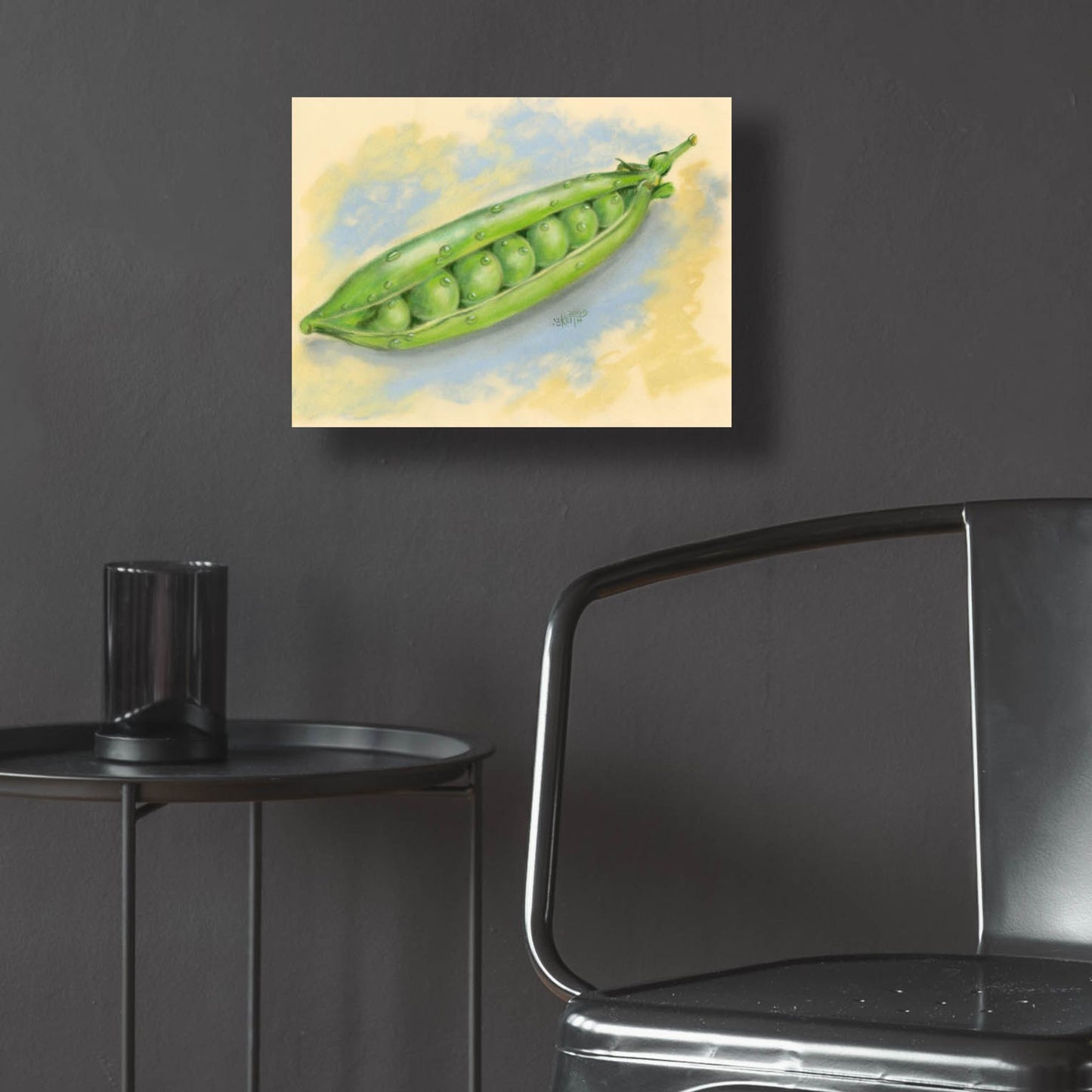 Epic Art 'Sugar Snap Peas' by Barbara Keith, Acrylic Glass Wall Art,16x12