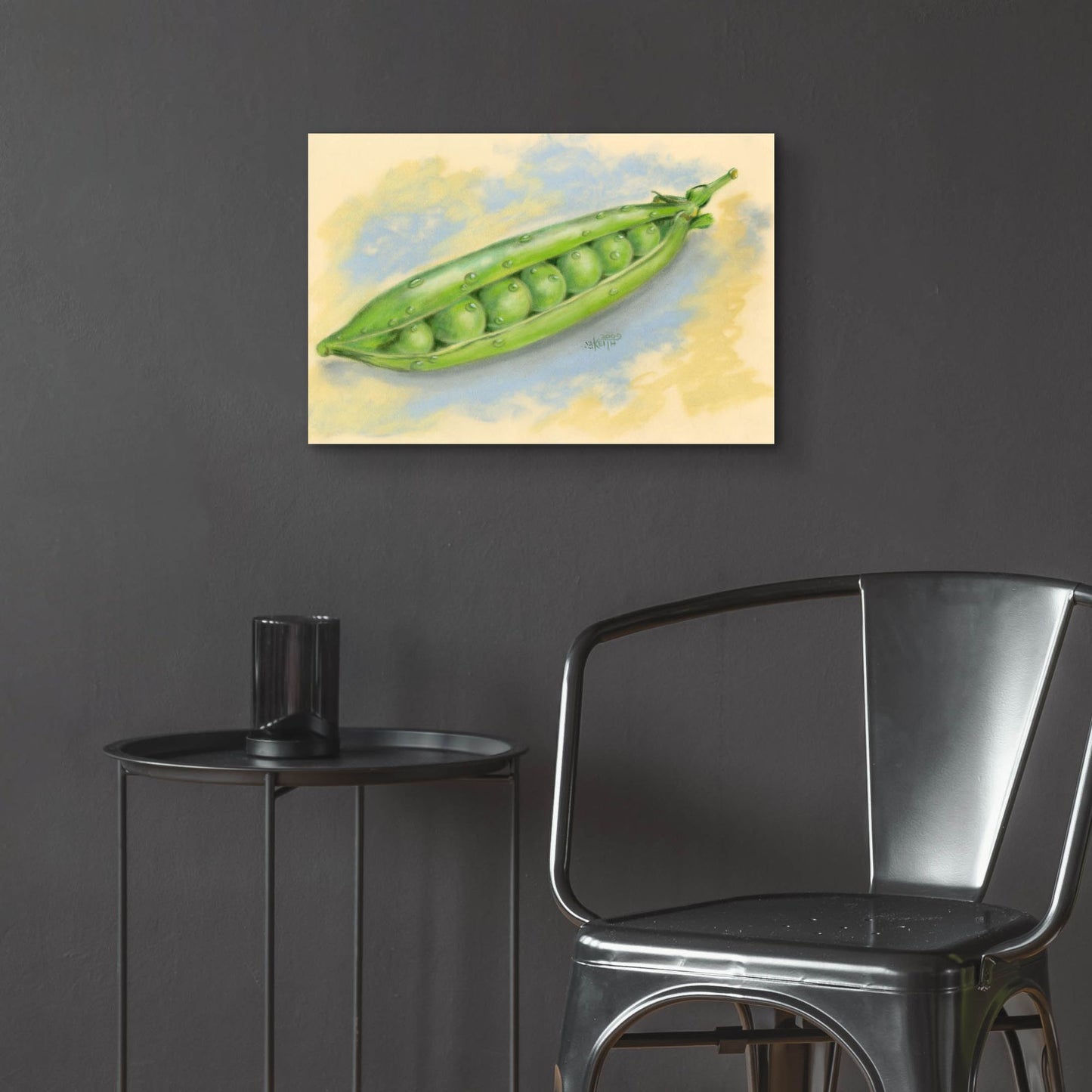 Epic Art 'Sugar Snap Peas' by Barbara Keith, Acrylic Glass Wall Art,24x16