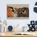 Great Horned Owl by Barbara Keith - 16x12 acrylic wall art in a room