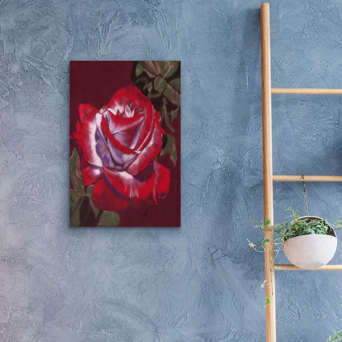 Ruby by Barbara Keith - 16x24 acrylic wall art in a room