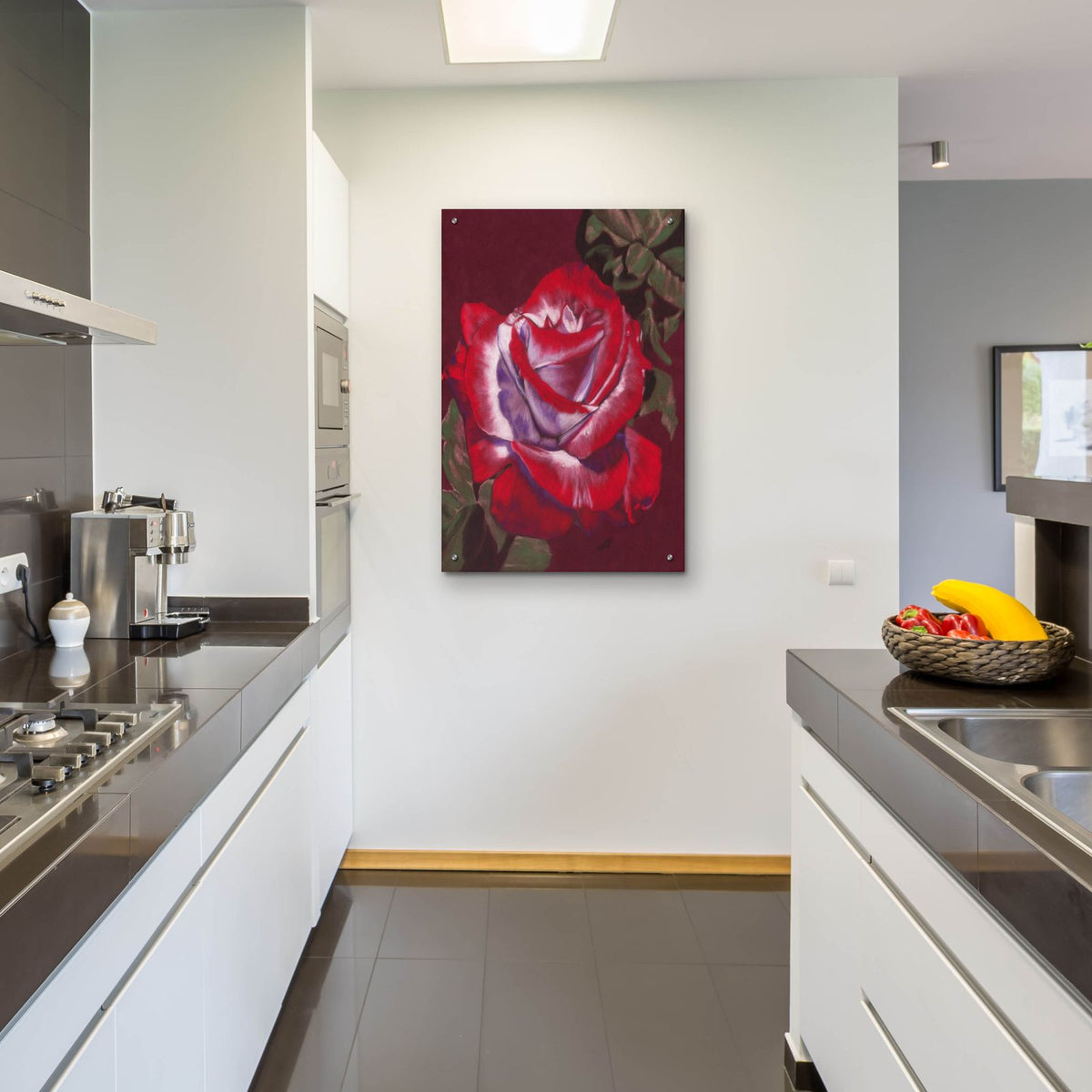 Ruby by Barbara Keith - 24x36 acrylic wall art in a room
