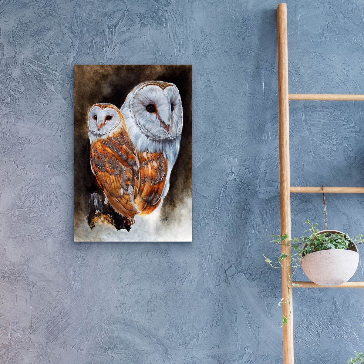 Lustrous by Barbara Keith - 16x24 acrylic wall art in a room