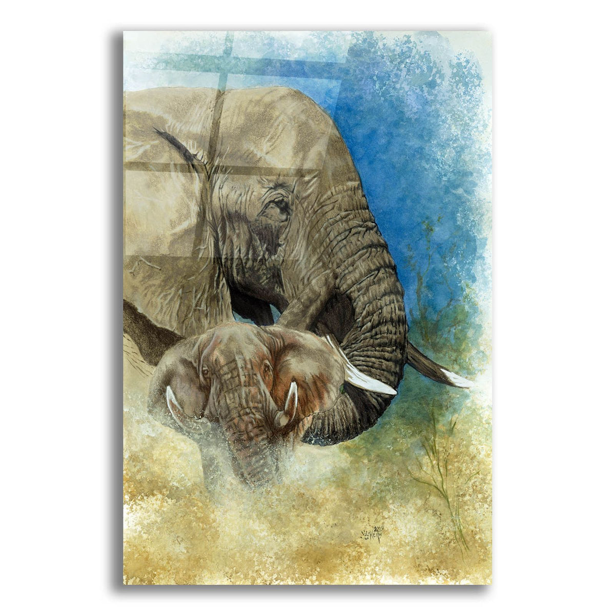 Stalwart by Barbara Keith acrylic glass wall art