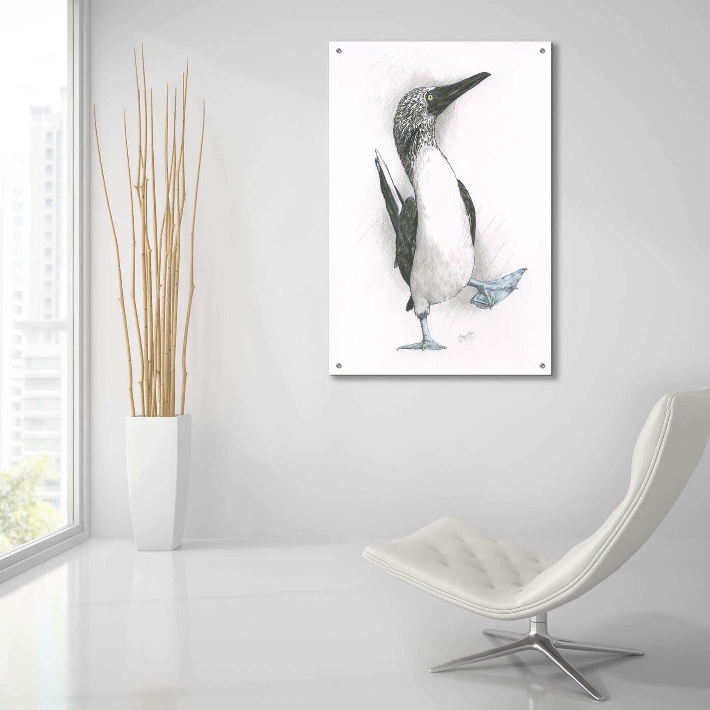 Epic Art 'Happy Feet' by Barbara Keith, Acrylic Glass Wall Art,24x36