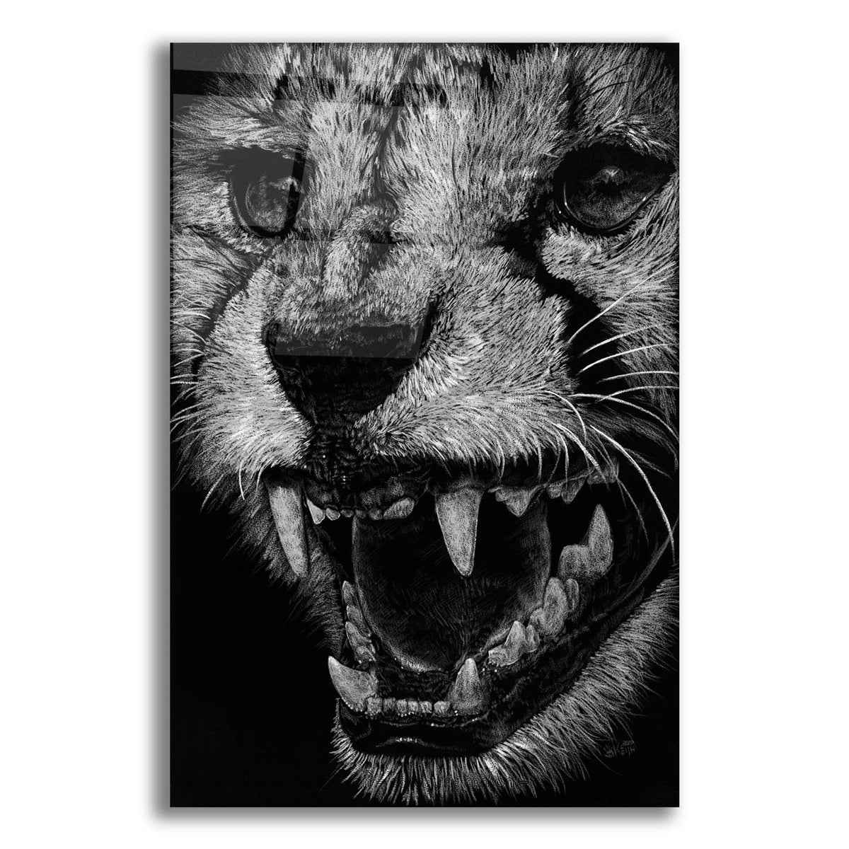 Epic Art 'Vehemence' by Barbara Keith, Acrylic Glass Wall Art