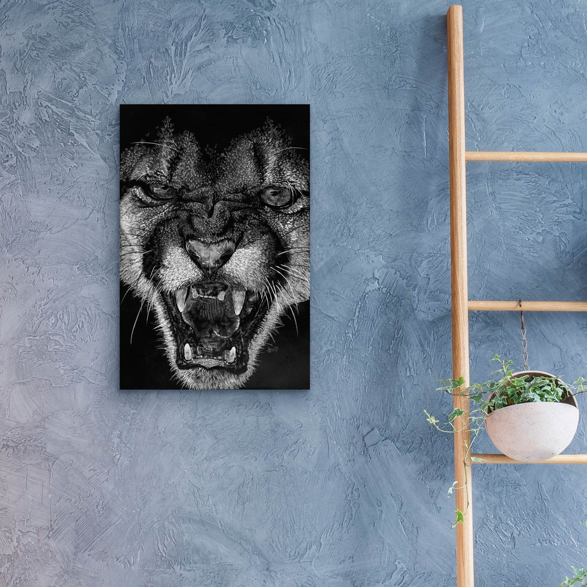 Epic Art 'Fury' by Barbara Keith, Acrylic Glass Wall Art,16x24