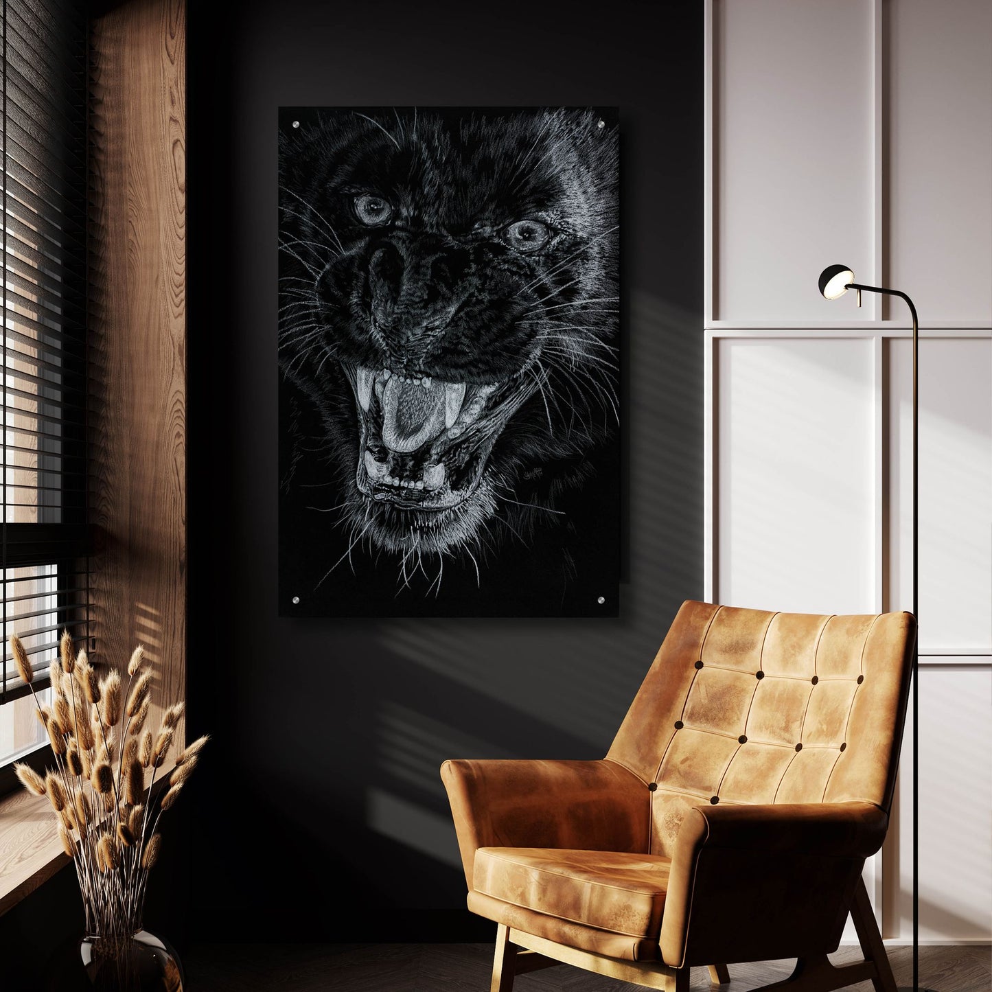 Epic Art 'Wrath' by Barbara Keith, Acrylic Glass Wall Art,24x36