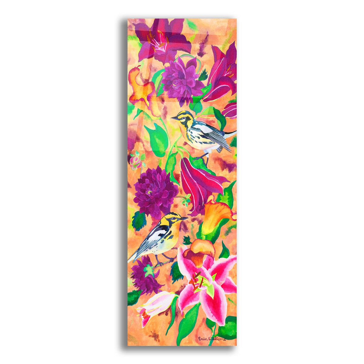 Blackburnian Warblers by Carissa Luminess acrylic glass wall art
