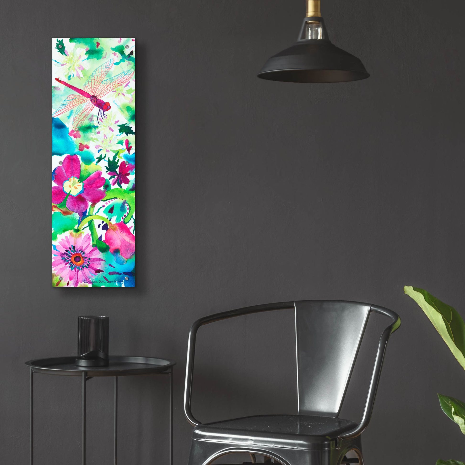 Epic Art 'Euphoric Release' by Carissa Luminess, Acrylic Glass Wall Art,12x36