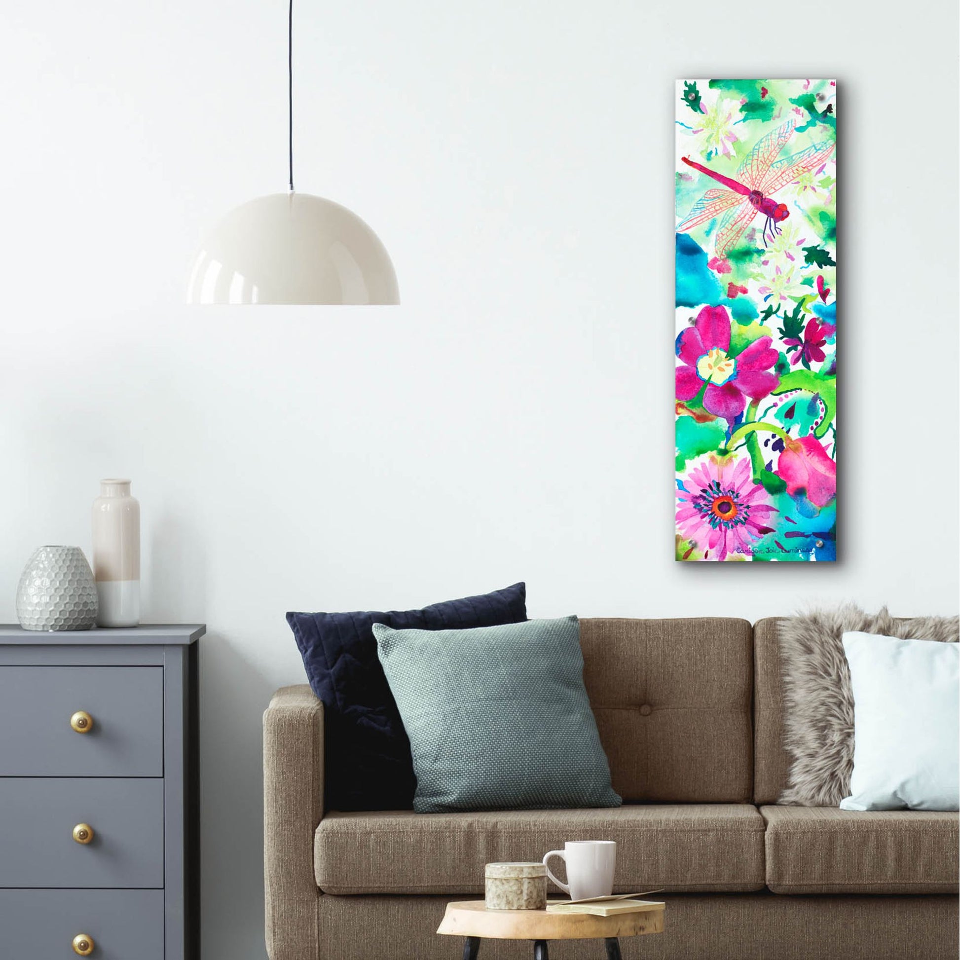 Epic Art 'Euphoric Release' by Carissa Luminess, Acrylic Glass Wall Art,12x36