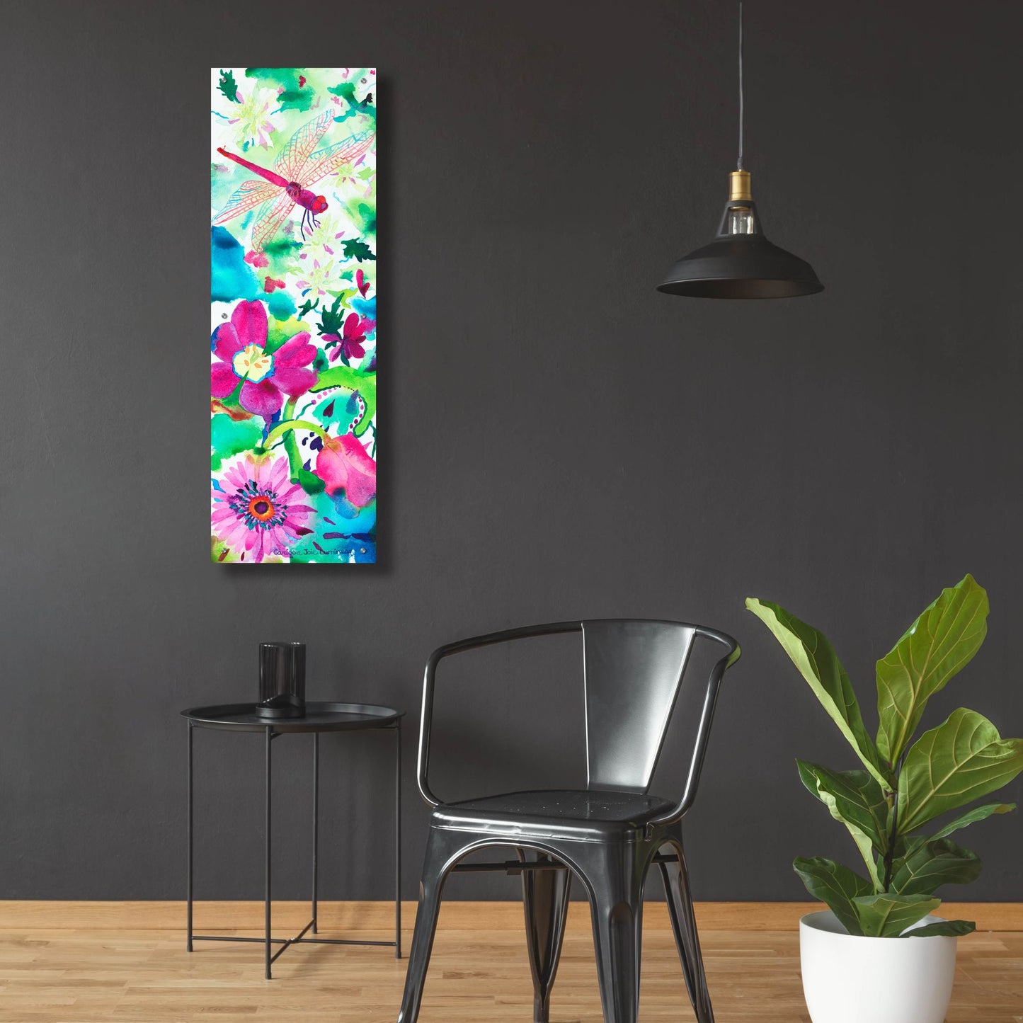 Epic Art 'Euphoric Release' by Carissa Luminess, Acrylic Glass Wall Art,16x48