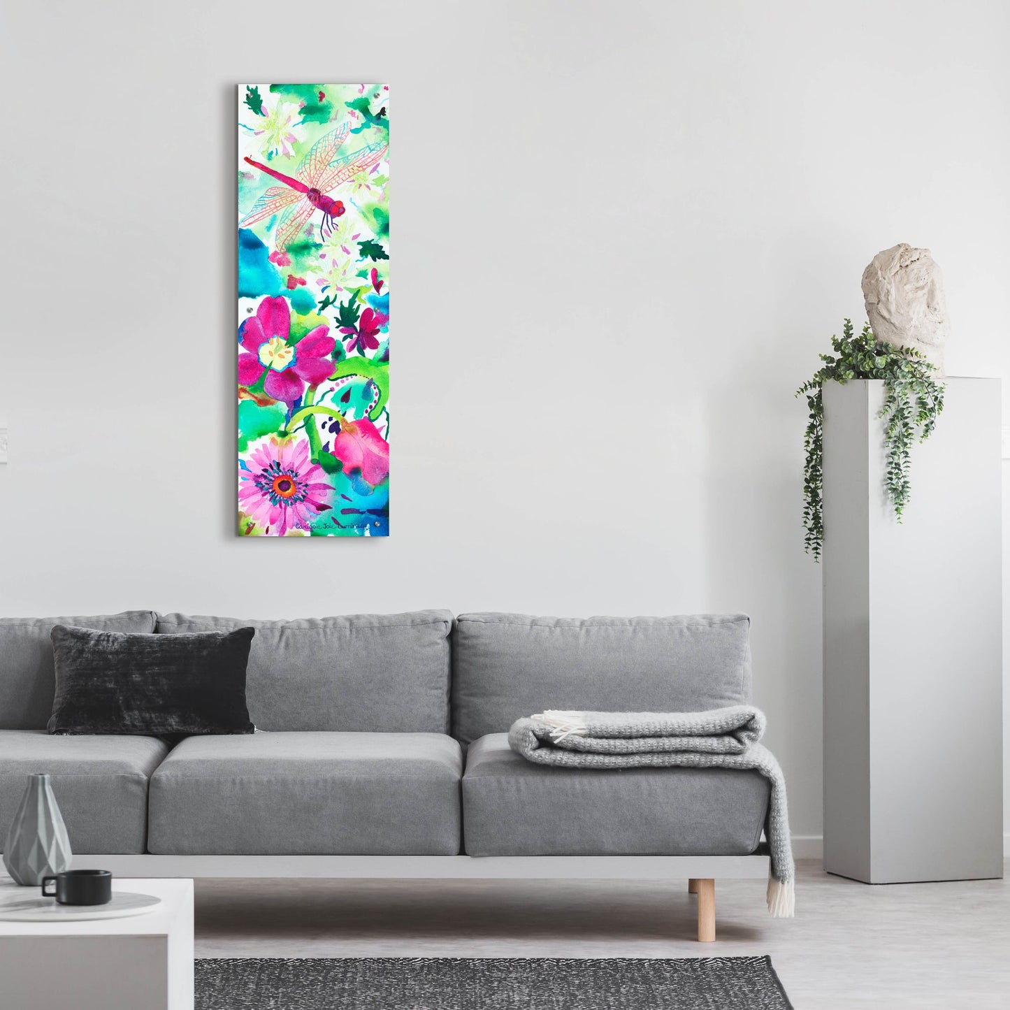 Epic Art 'Euphoric Release' by Carissa Luminess, Acrylic Glass Wall Art,16x48