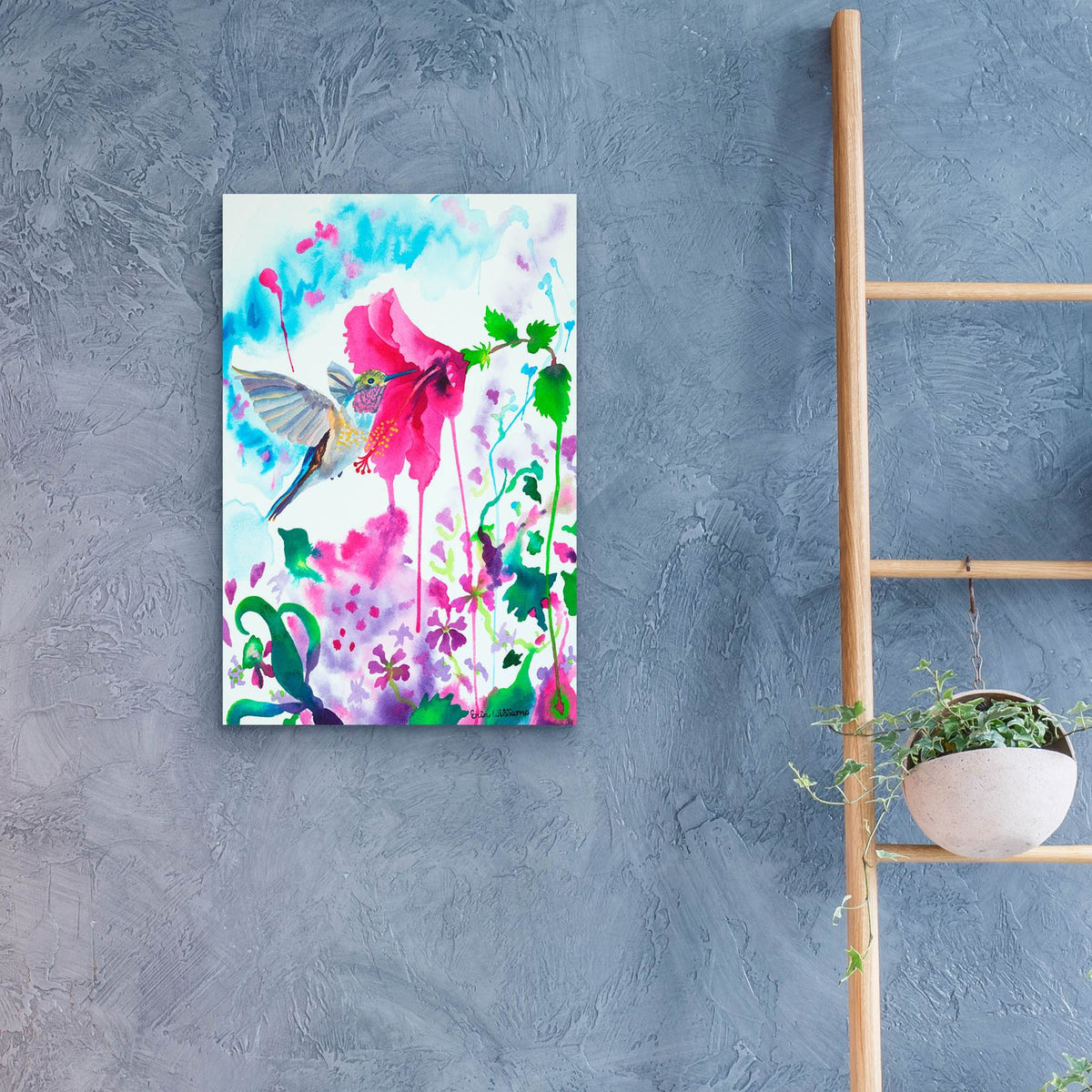Opening To Grace by Carissa Luminess - 16x24 acrylic wall art in a room