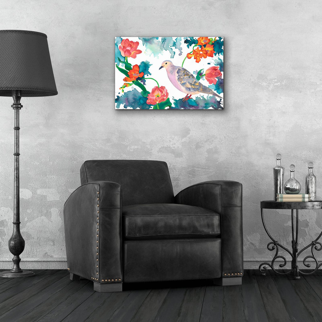 Peace Dove by Carissa Luminess - 24x16 acrylic wall art in a room