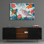 Peace Dove by Carissa Luminess - 36x24 acrylic wall art in a room