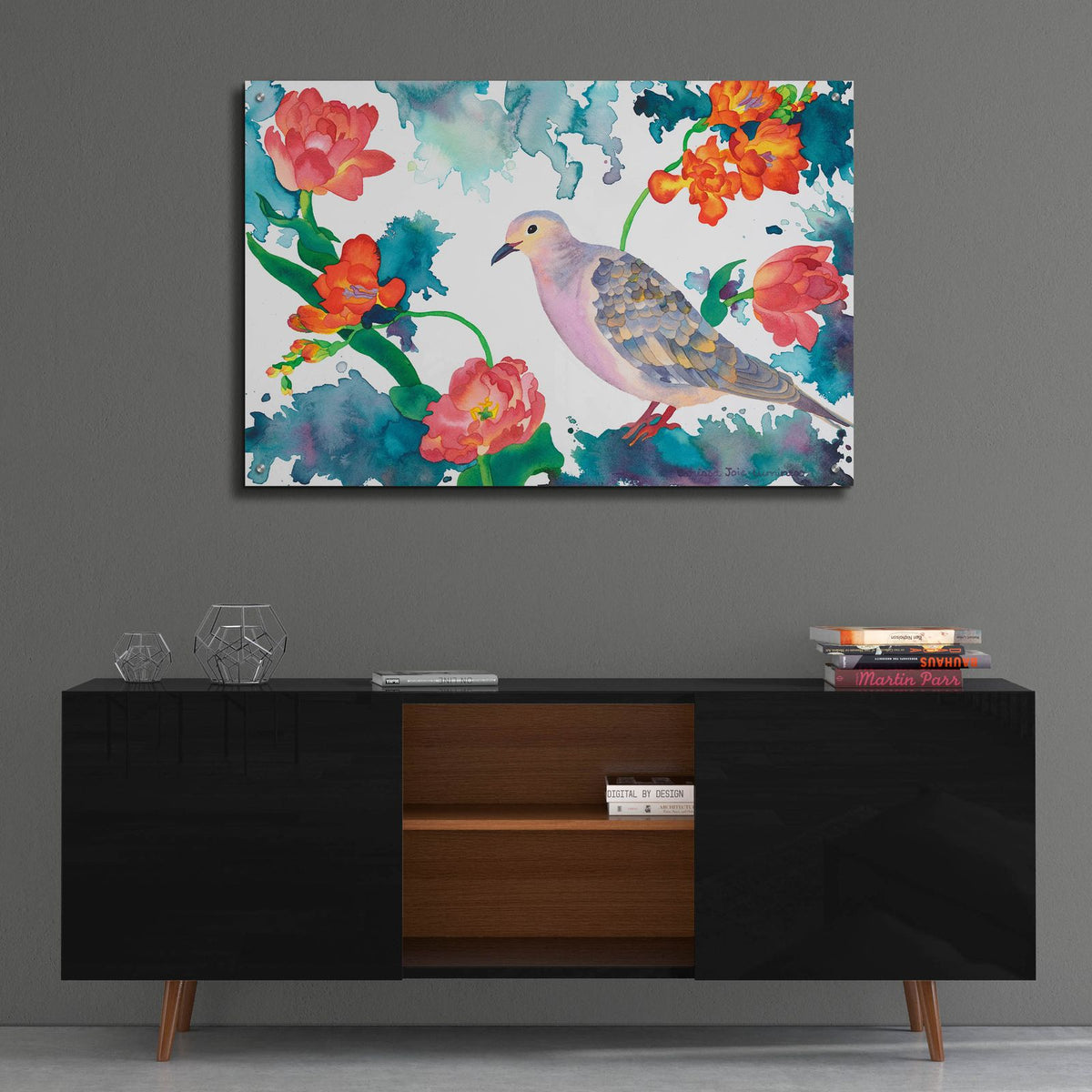 Peace Dove by Carissa Luminess - 36x24 acrylic wall art in a room
