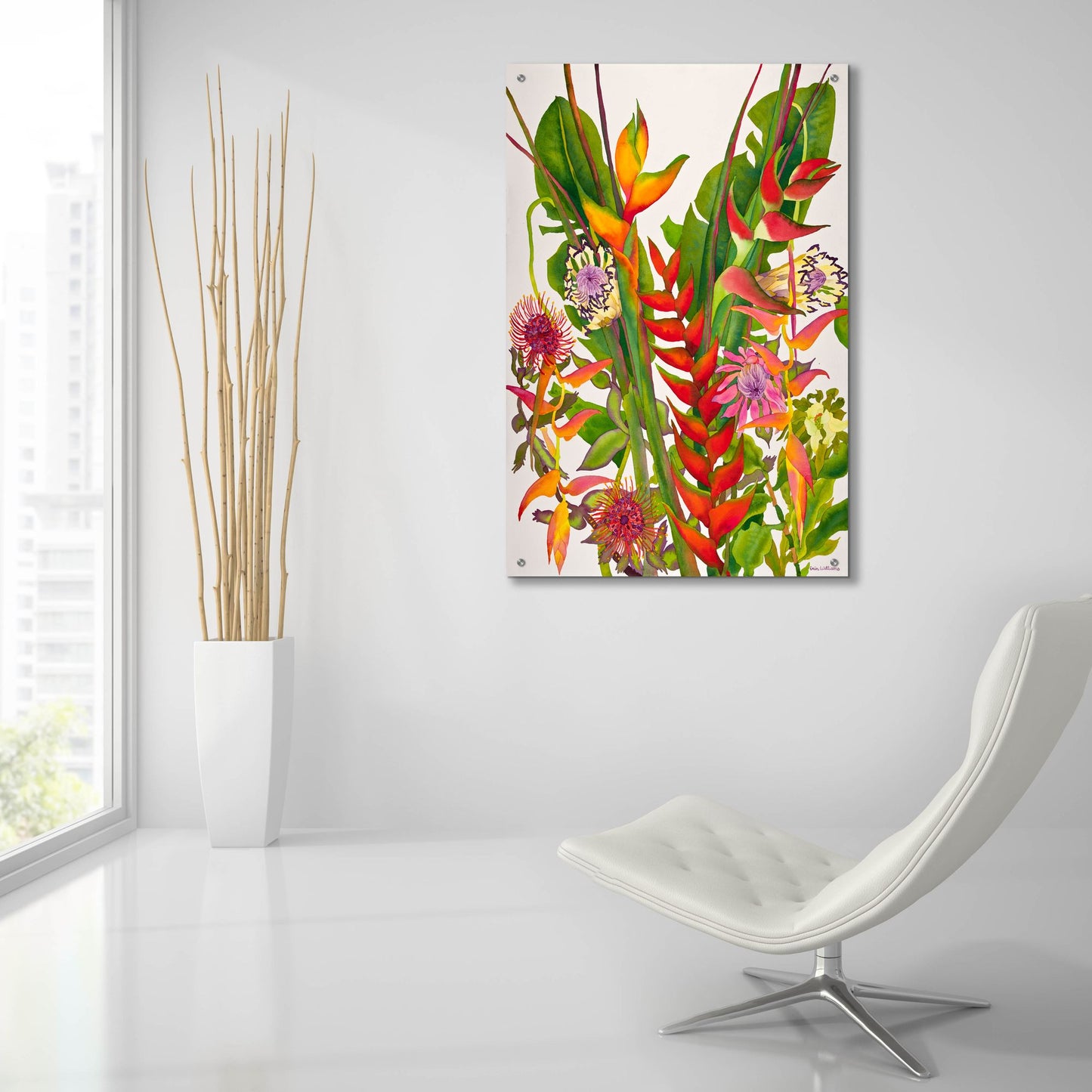 Epic Art 'Radiant Supreme' by Carissa Luminess, Acrylic Glass Wall Art,24x36