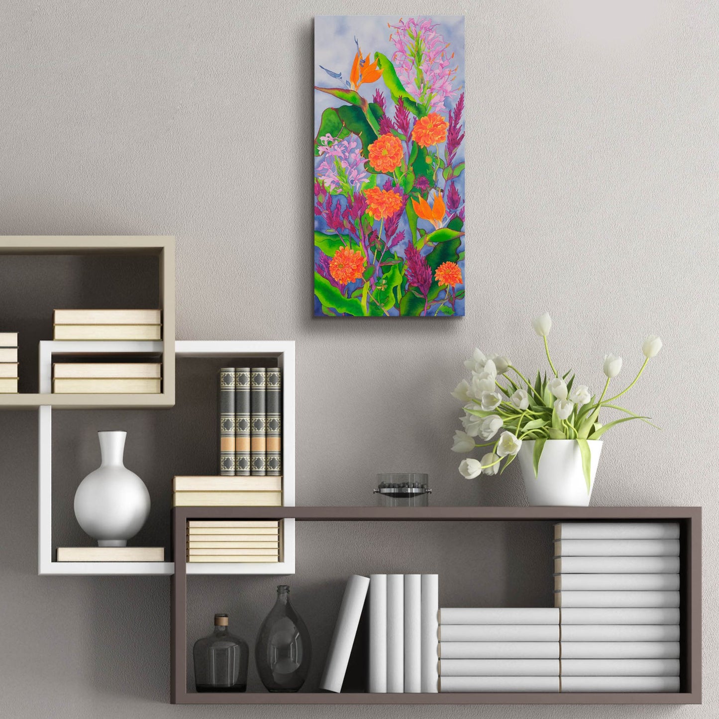 Epic Art 'Surrendering To Sweetness' by Carissa Luminess, Acrylic Glass Wall Art,12x24