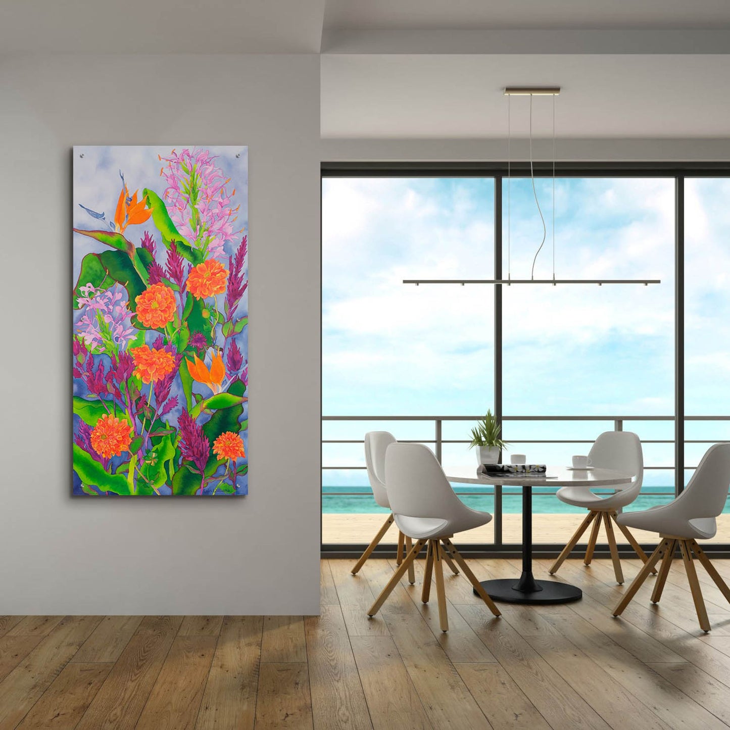 Epic Art 'Surrendering To Sweetness' by Carissa Luminess, Acrylic Glass Wall Art,24x48