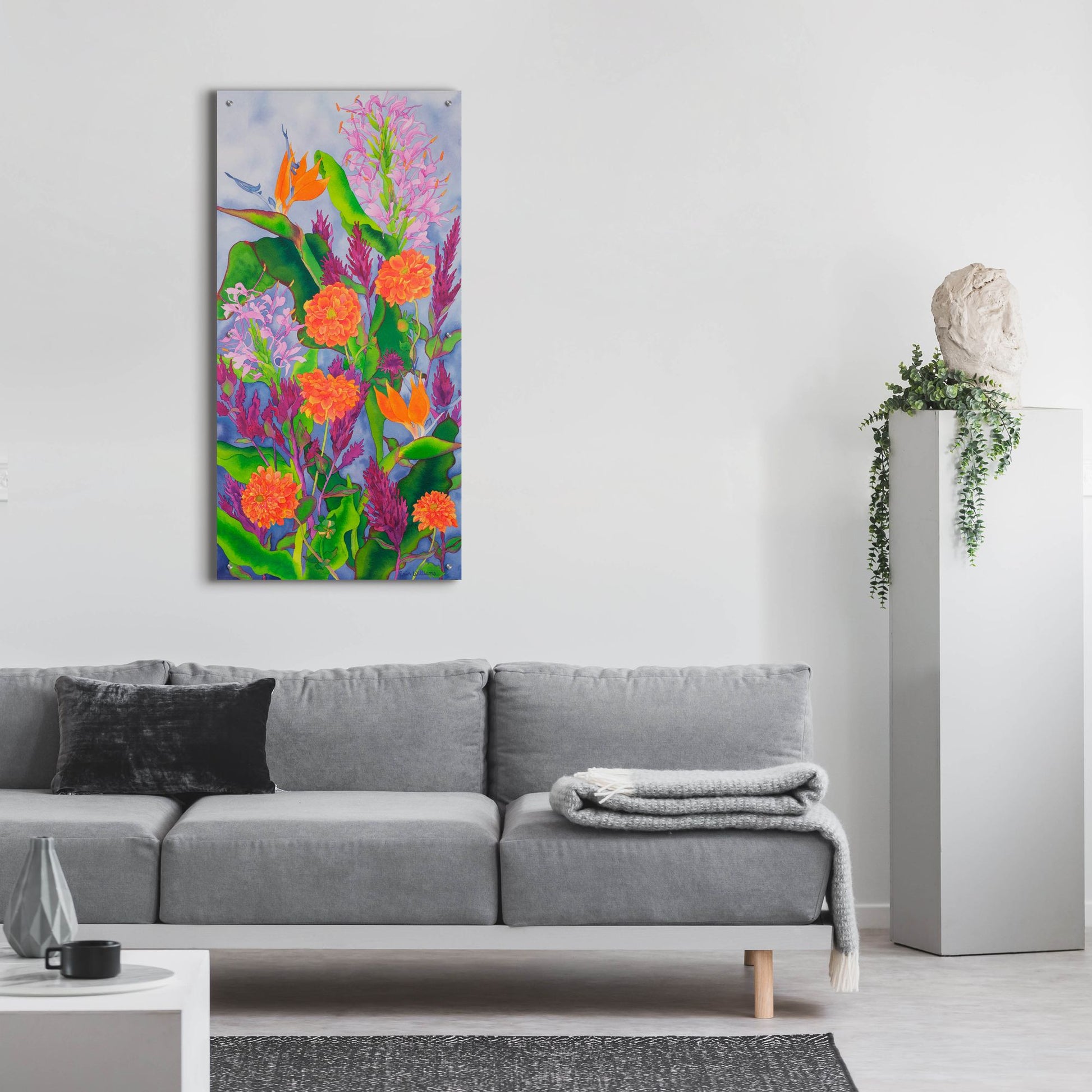 Epic Art 'Surrendering To Sweetness' by Carissa Luminess, Acrylic Glass Wall Art,24x48