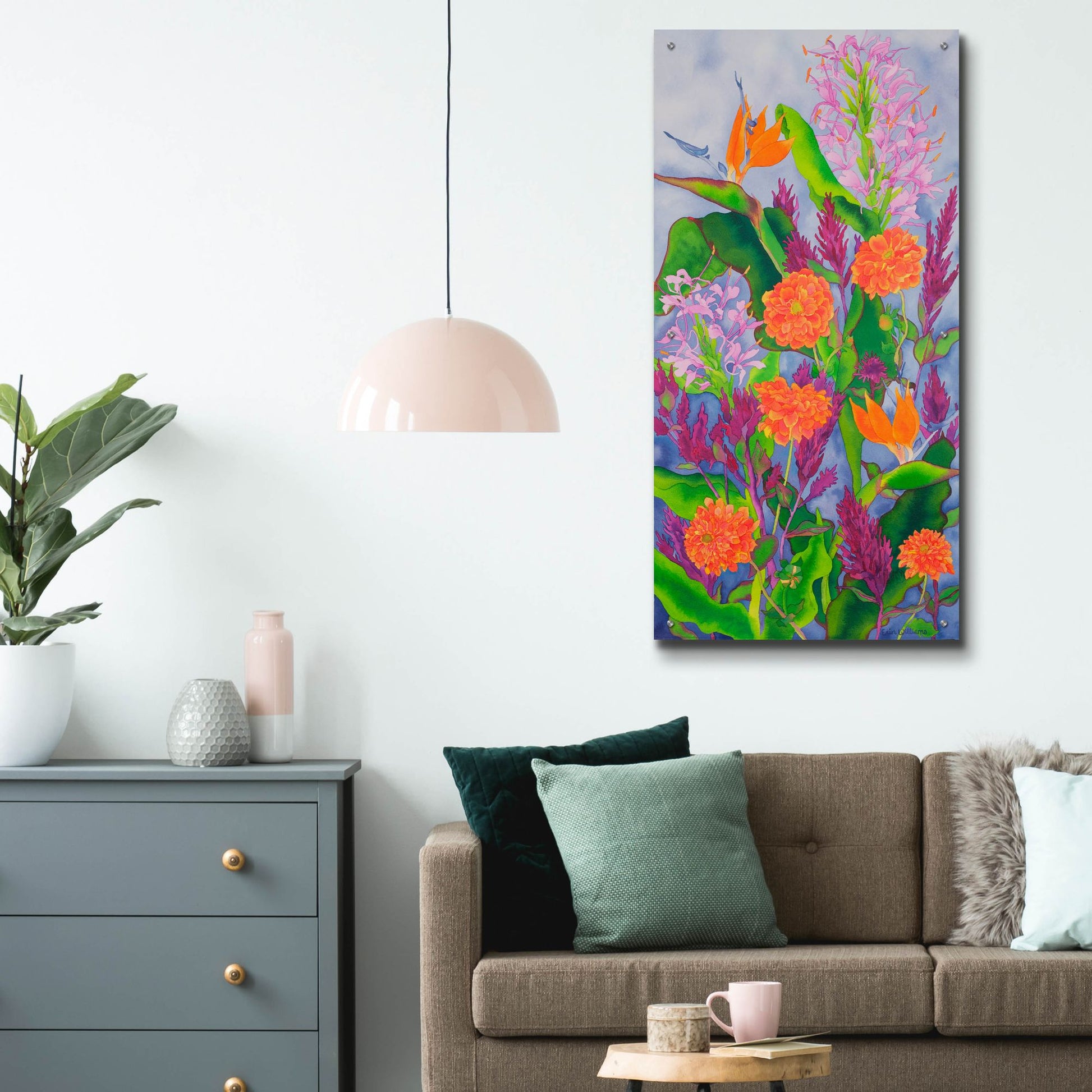 Epic Art 'Surrendering To Sweetness' by Carissa Luminess, Acrylic Glass Wall Art,24x48