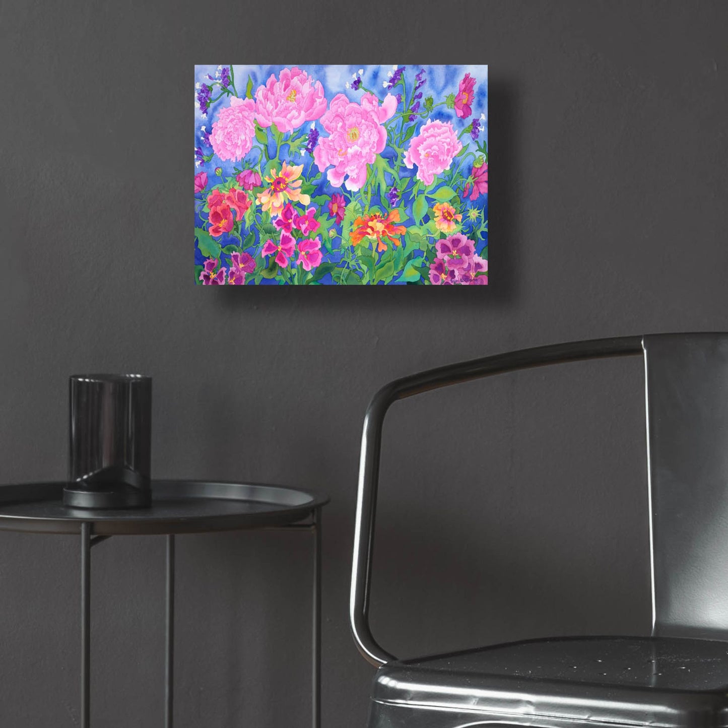 Epic Art 'Peony Magic' by Carissa Luminess, Acrylic Glass Wall Art,16x12