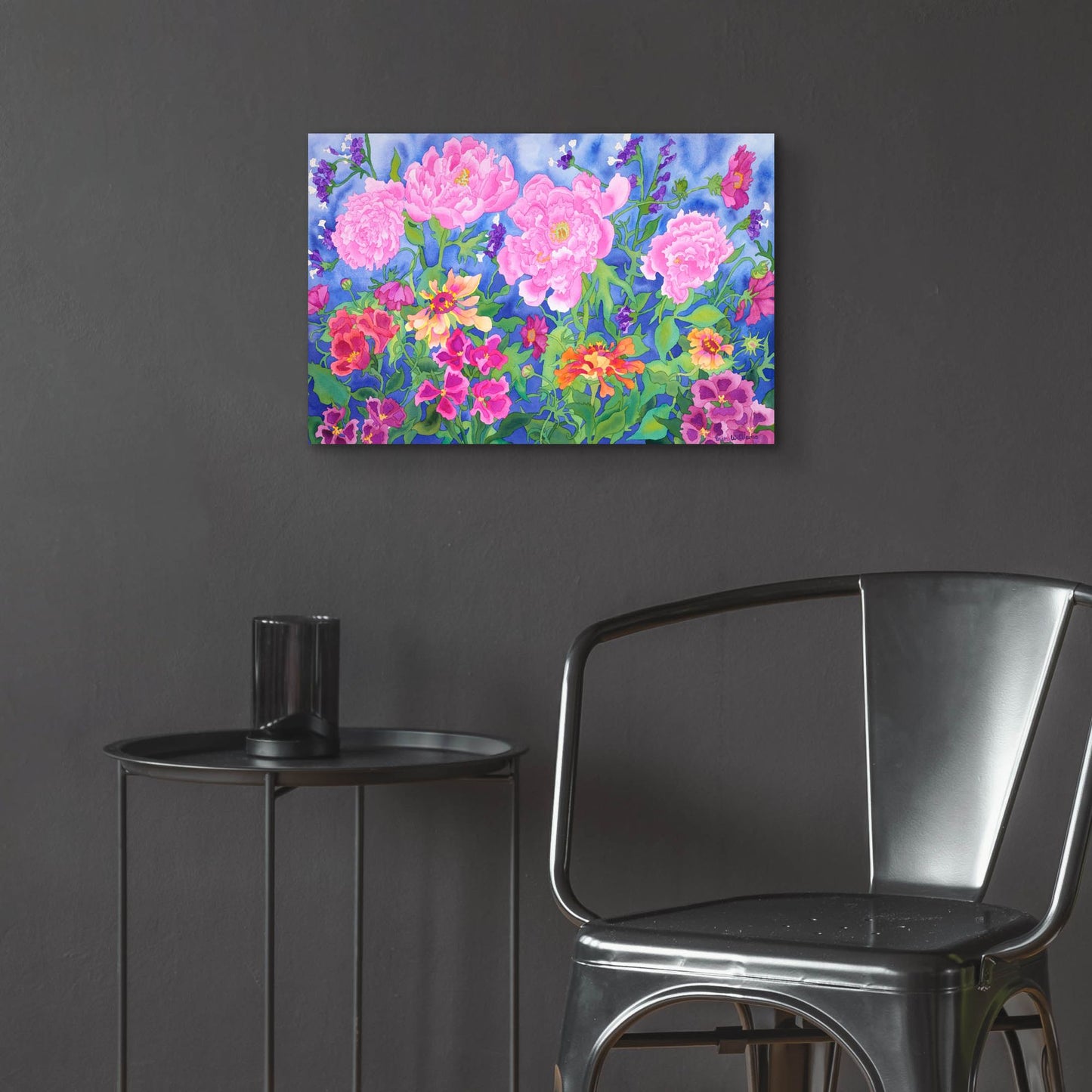 Epic Art 'Peony Magic' by Carissa Luminess, Acrylic Glass Wall Art,24x16