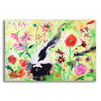 Skunk by Carissa Luminess acrylic glass wall art