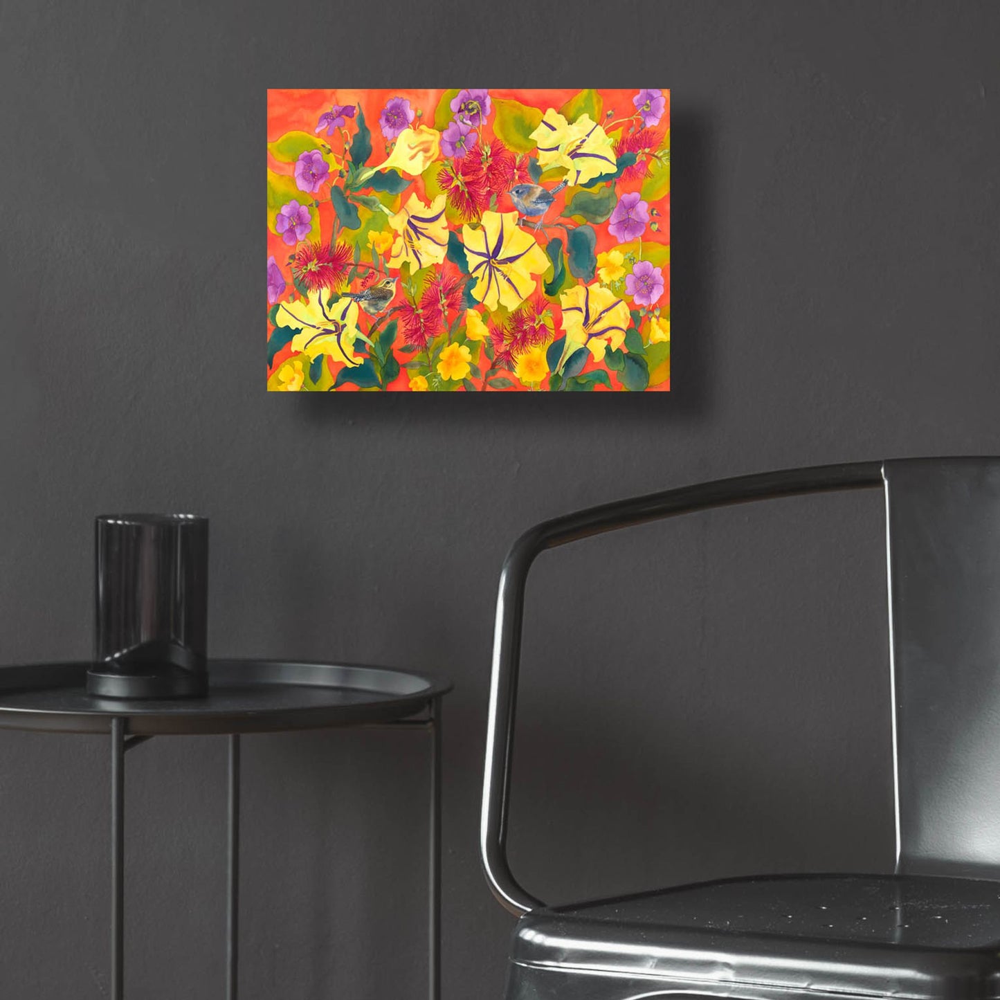 Epic Art 'Spring Joy' by Carissa Luminess, Acrylic Glass Wall Art,16x12