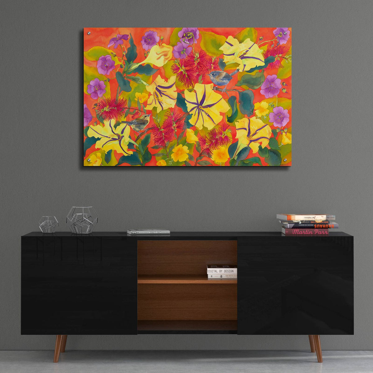 Spring Joy by Carissa Luminess - 36x24 acrylic wall art in a room