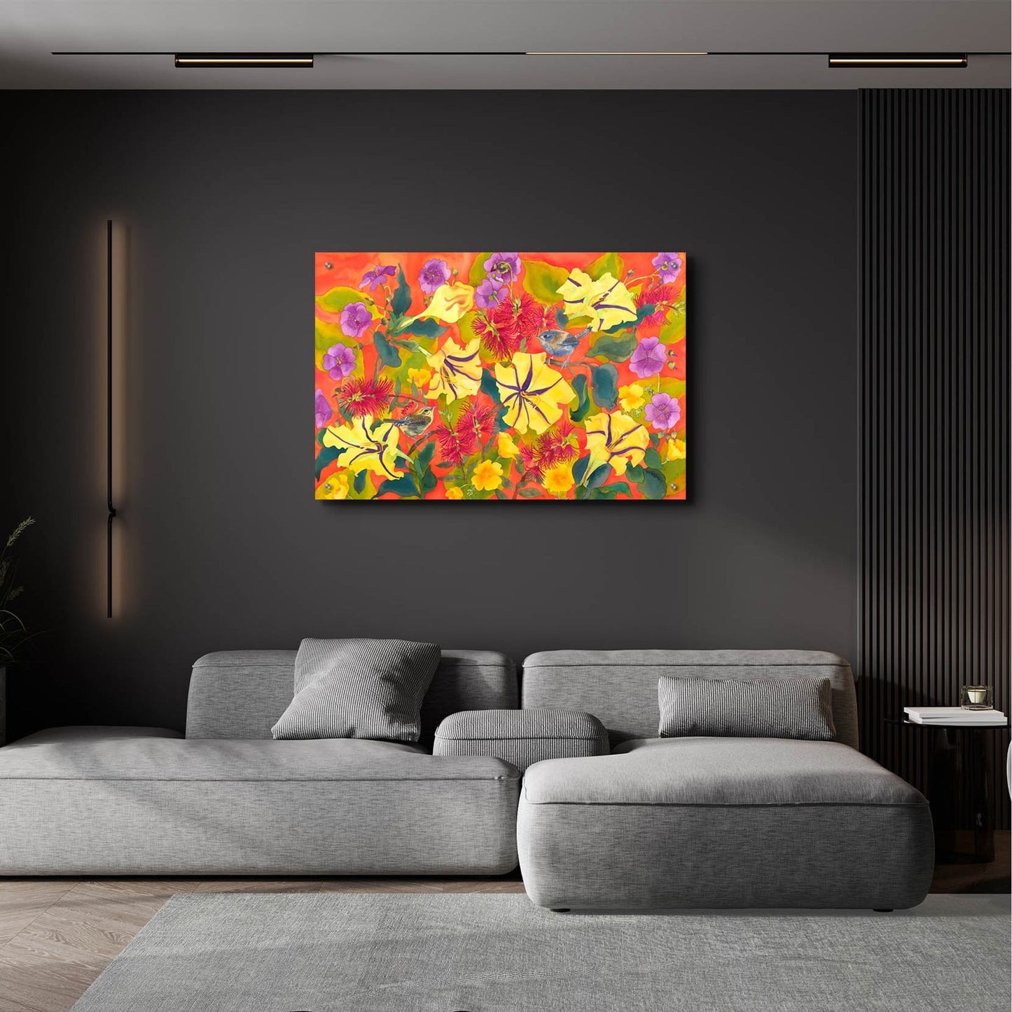 Epic Art 'Spring Joy' by Carissa Luminess, Acrylic Glass Wall Art,36x24