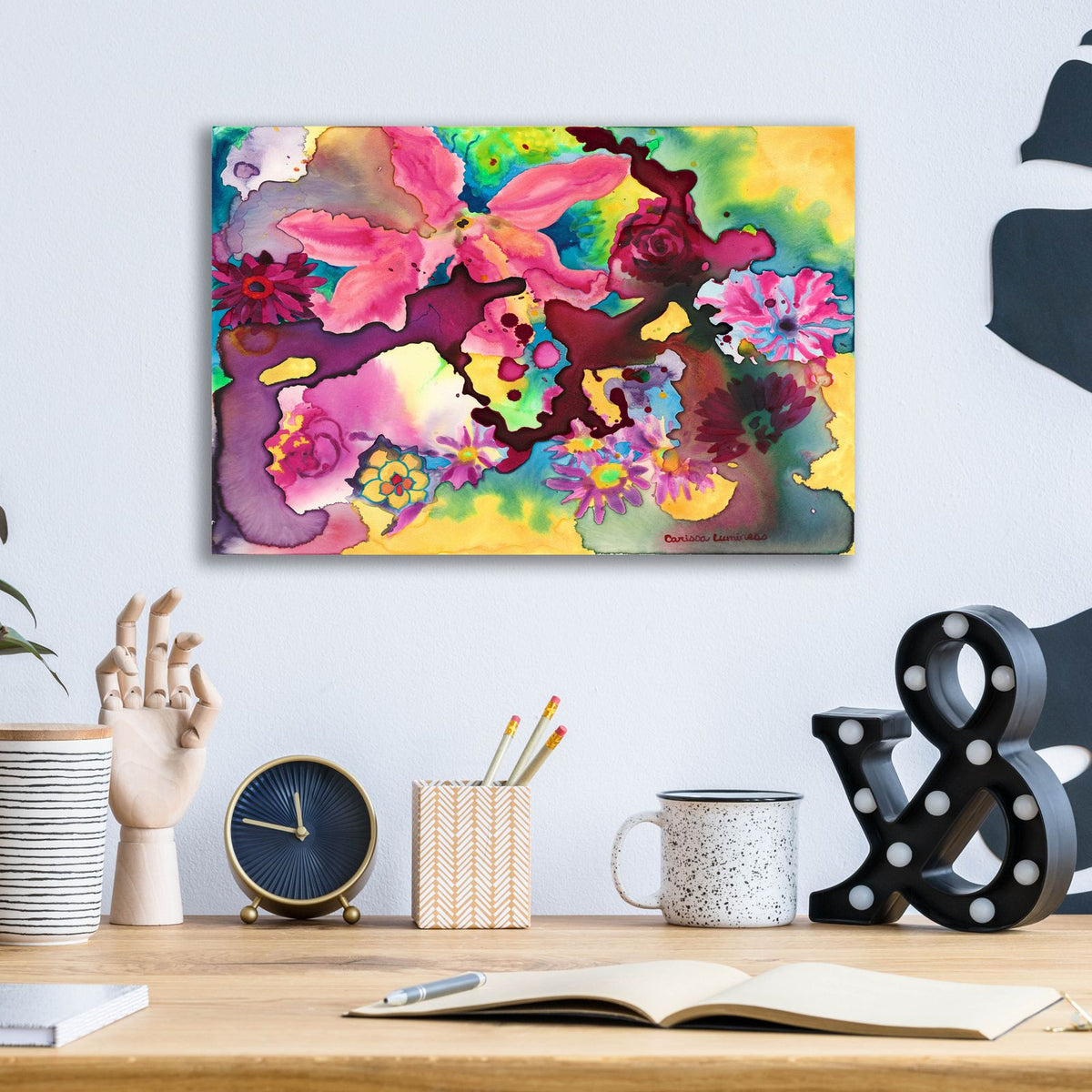 Cosmic Consciousness by Carissa Luminess - 16x12 acrylic wall art in a room