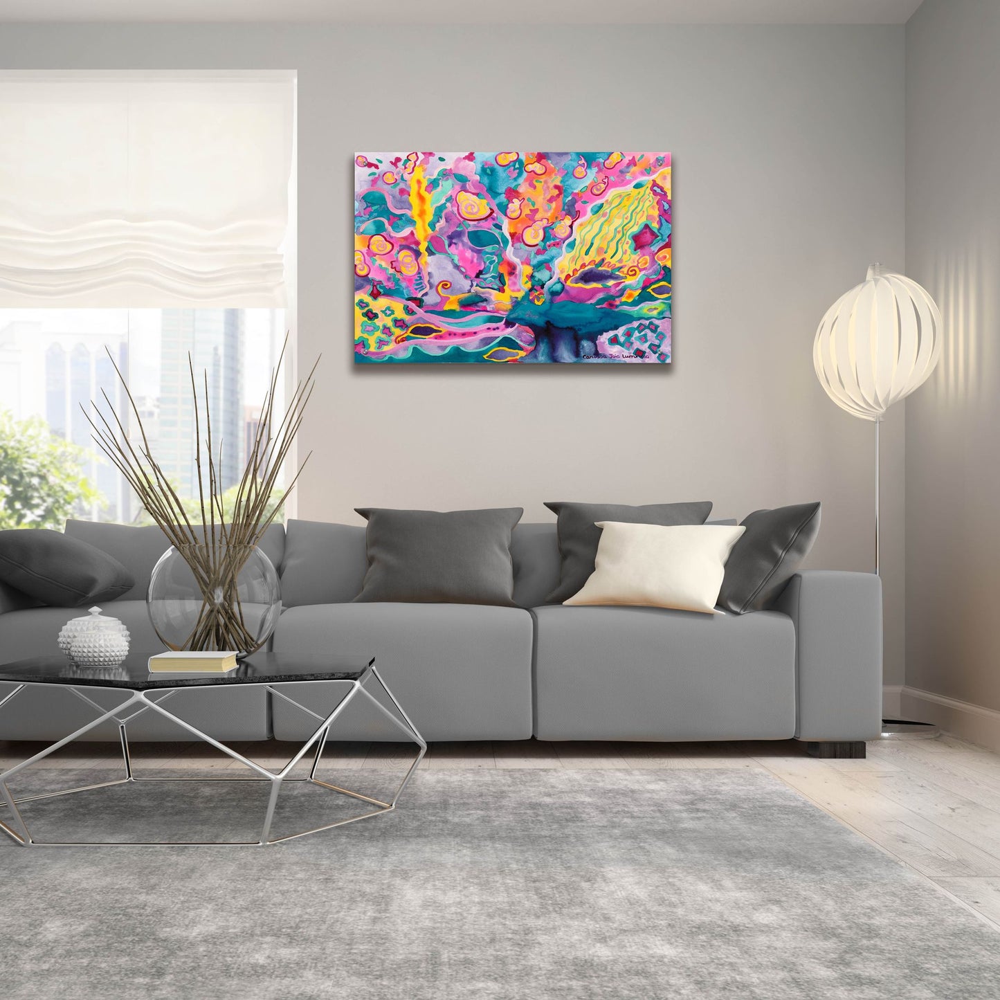 Epic Art 'Wellspring' by Carissa Luminess, Acrylic Glass Wall Art,36x24