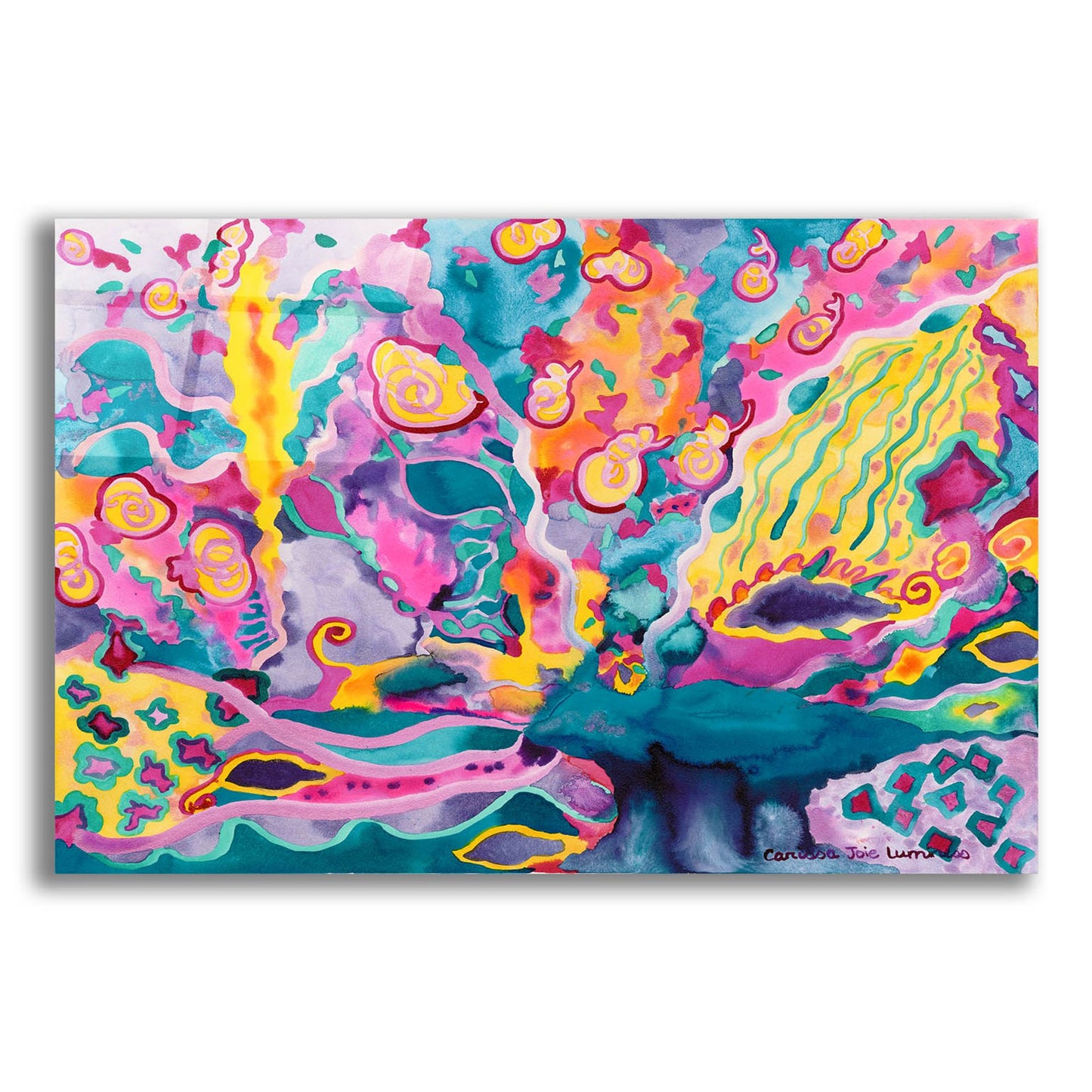 Epic Art 'Wellspring' by Carissa Luminess, Acrylic Glass Wall Art