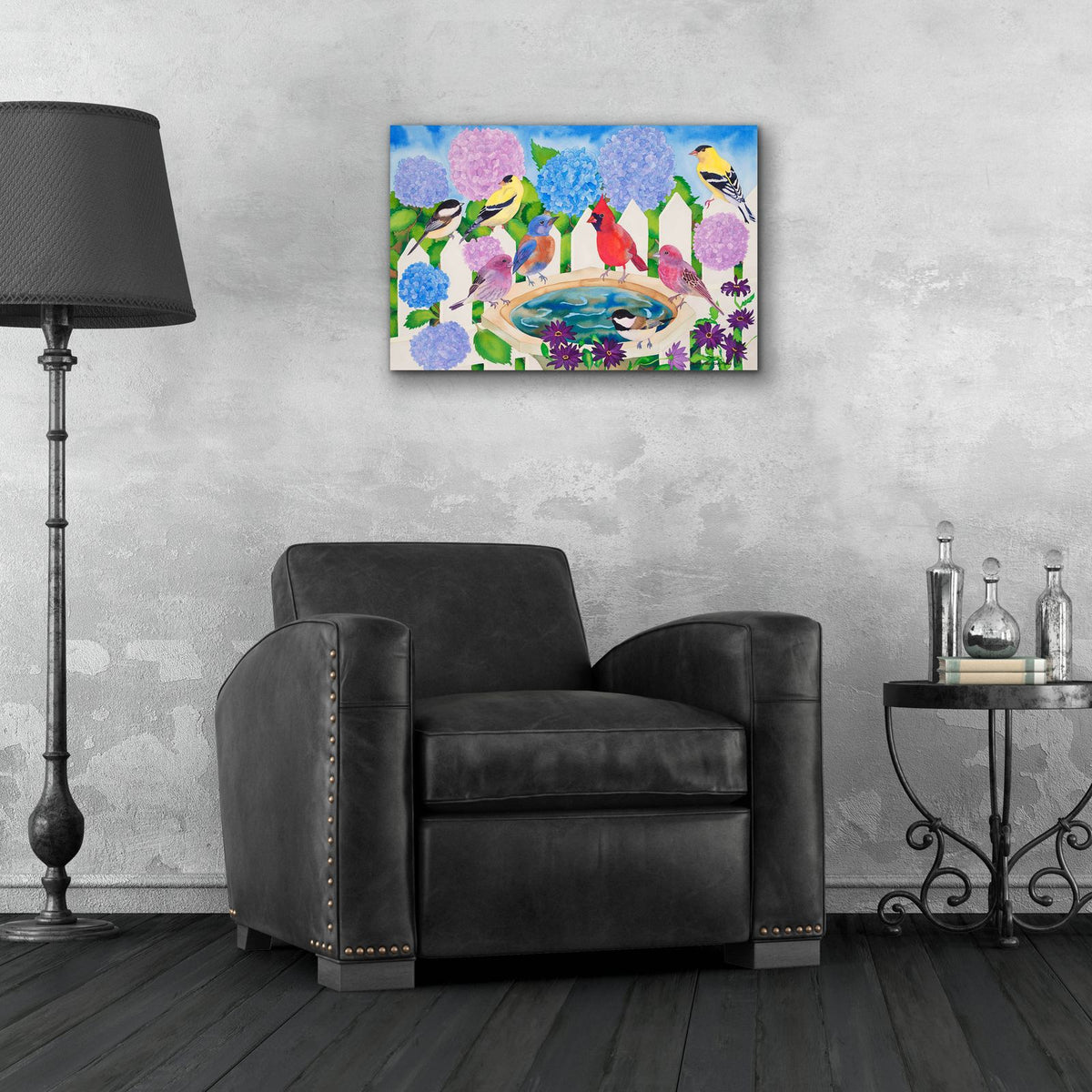 Watering Hole by Carissa Luminess - 24x16 acrylic wall art in a room
