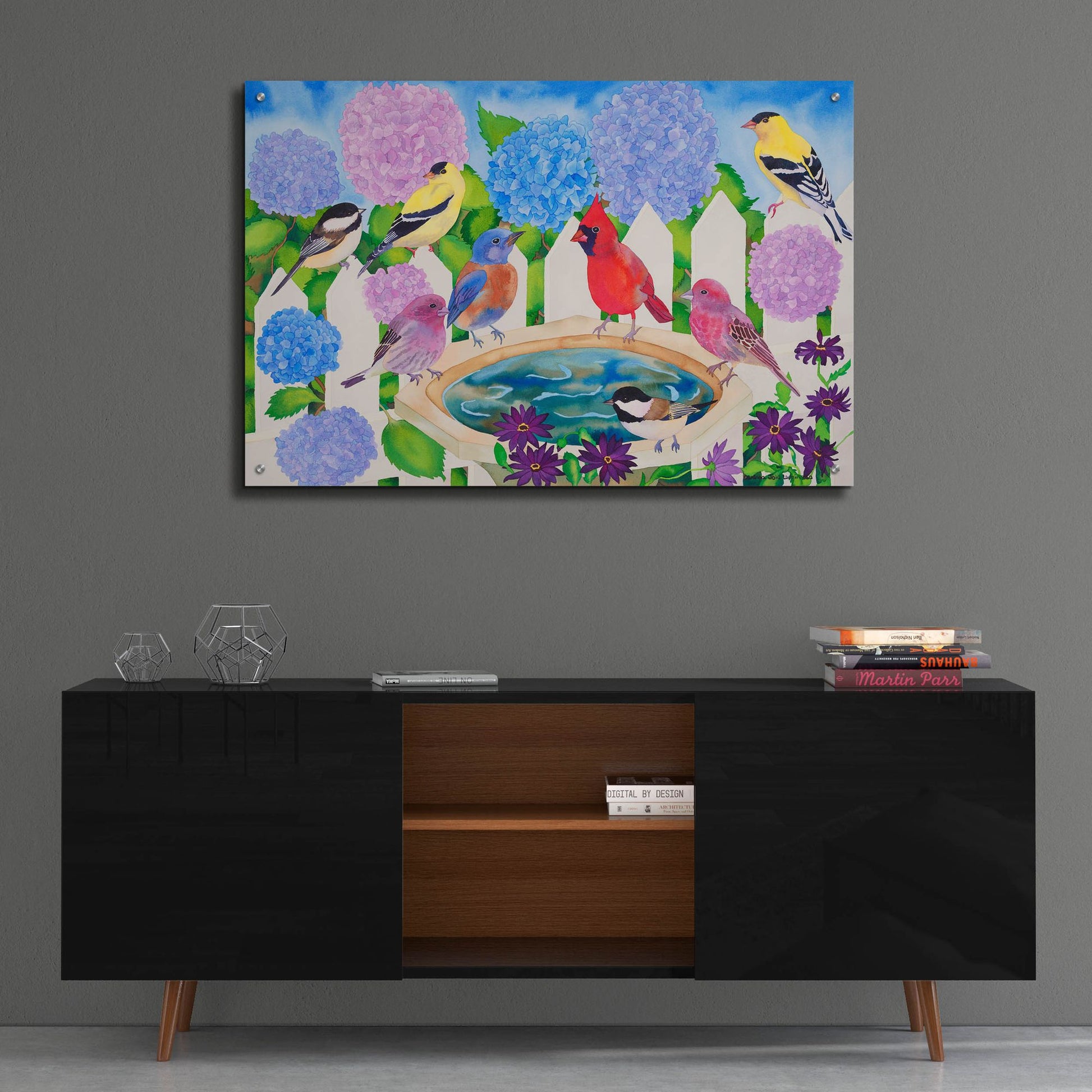 Epic Art 'Watering Hole' by Carissa Luminess, Acrylic Glass Wall Art,36x24