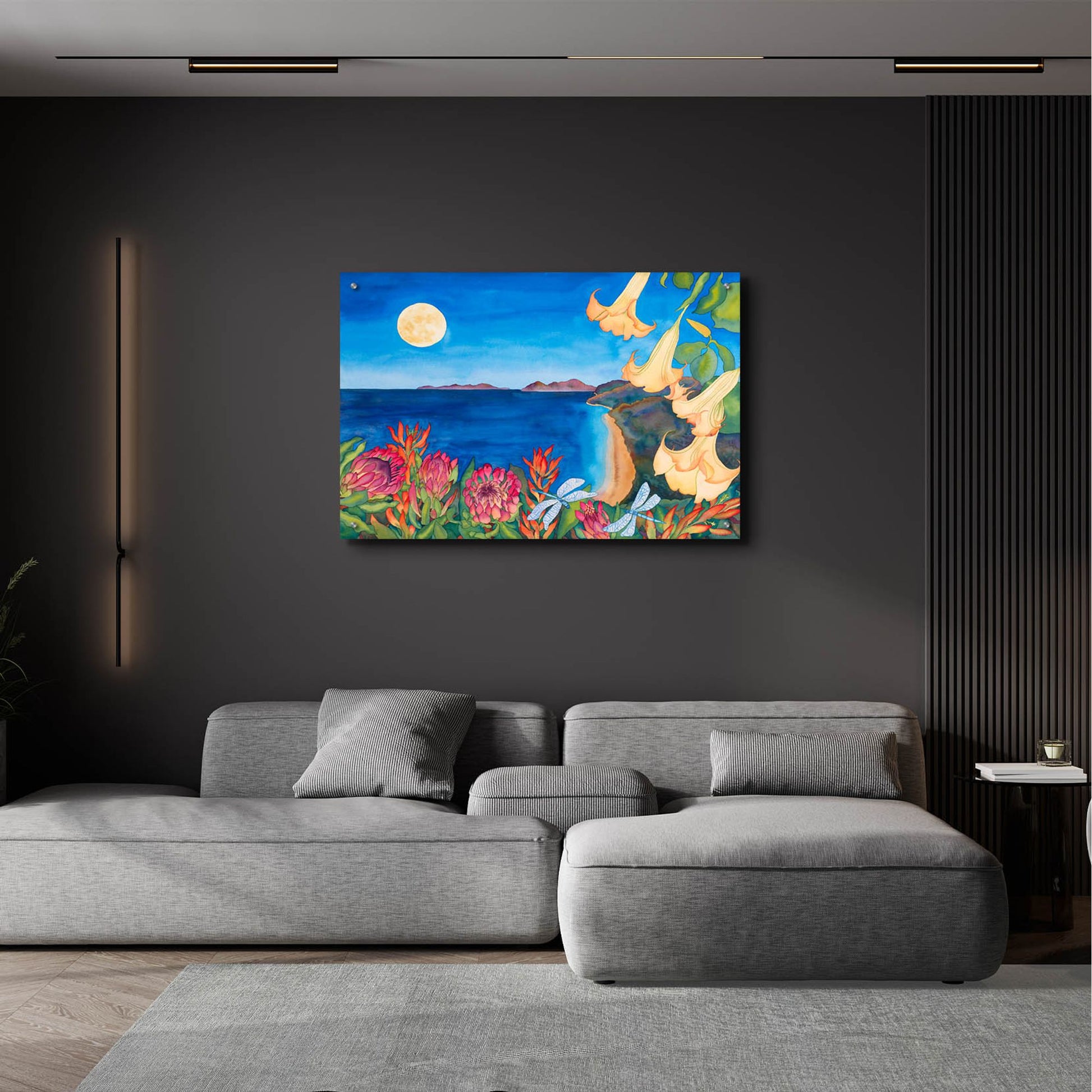 Epic Art 'Full Moon Transformation' by Carissa Luminess, Acrylic Glass Wall Art,36x24