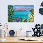Merrie?s Seascape by Carissa Luminess - 16x12 acrylic wall art in a room