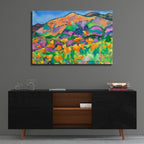 Poppy Hills by Carissa Luminess - 36x24 acrylic wall art in a room