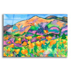 Poppy Hills by Carissa Luminess acrylic glass wall art