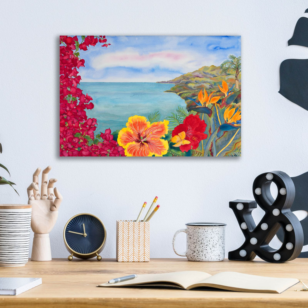This Good Earth by Carissa Luminess - 16x12 acrylic wall art in a room