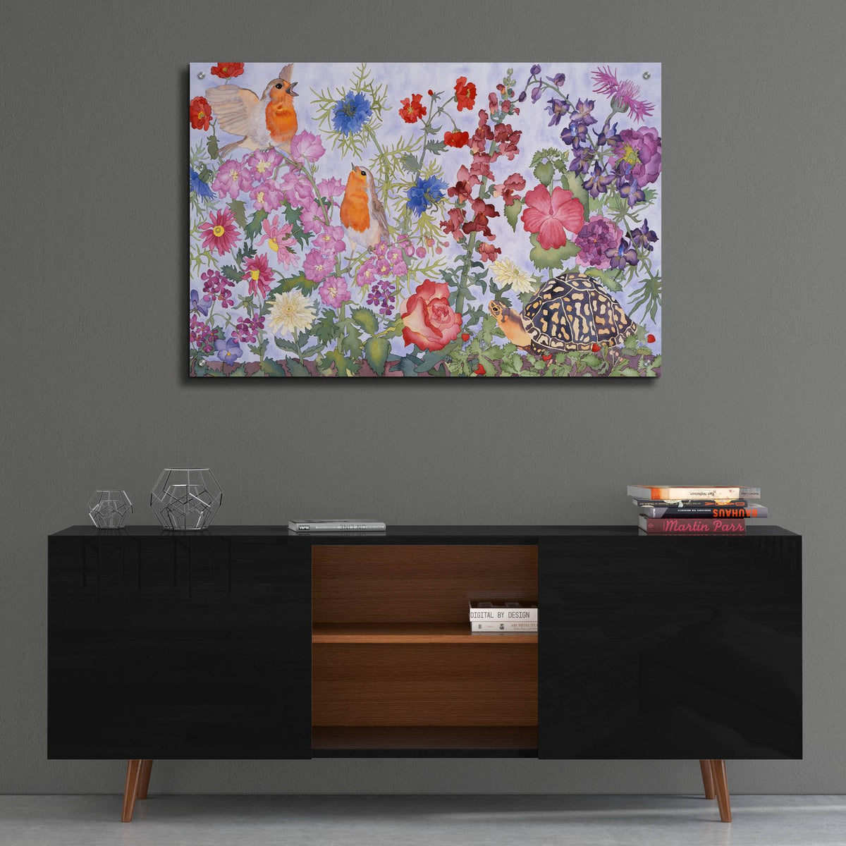 A Turtles Dream by Carissa Luminess - 36x24 acrylic wall art in a room