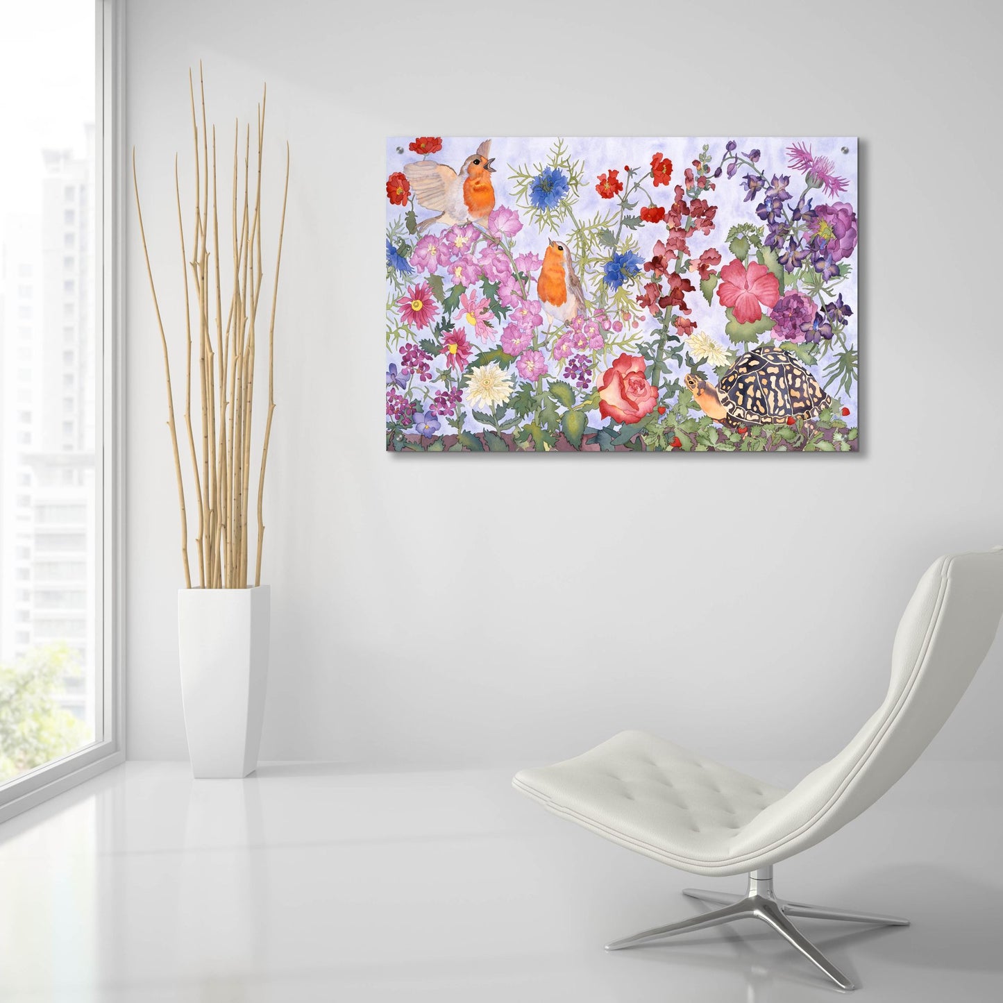 Epic Art 'A Turtles Dream' by Carissa Luminess, Acrylic Glass Wall Art,36x24