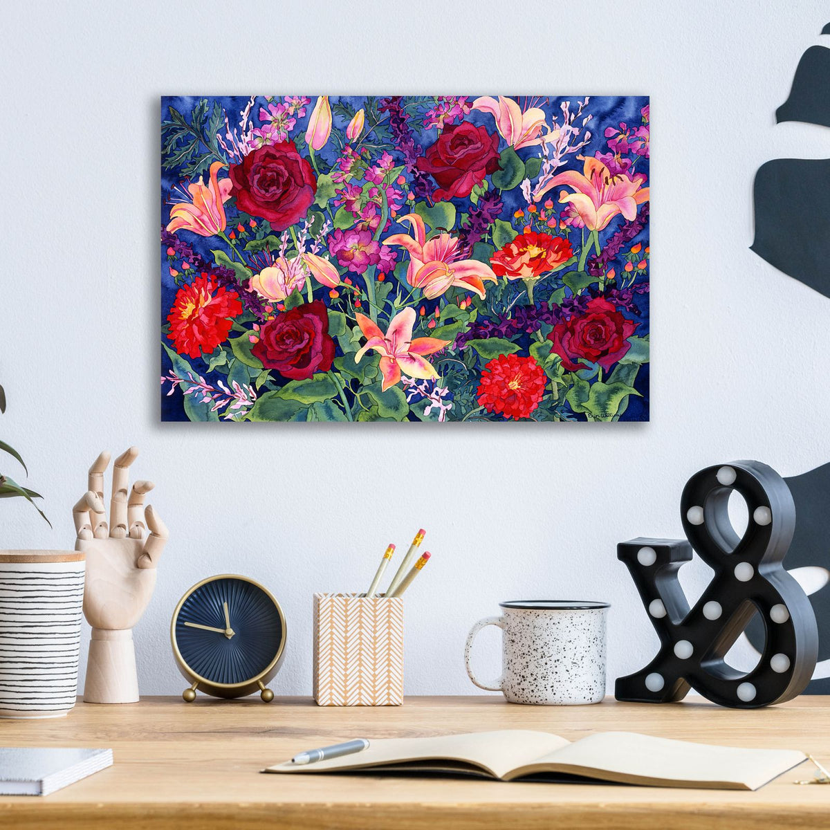 Dance of Love by Carissa Luminess - 16x12 acrylic wall art in a room