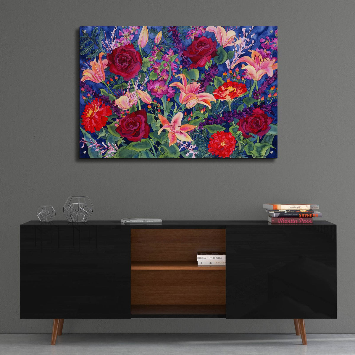 Dance of Love by Carissa Luminess - 36x24 acrylic wall art in a room