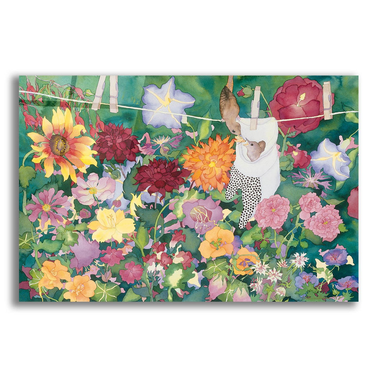 Feeding Time by Carissa Luminess acrylic glass wall art